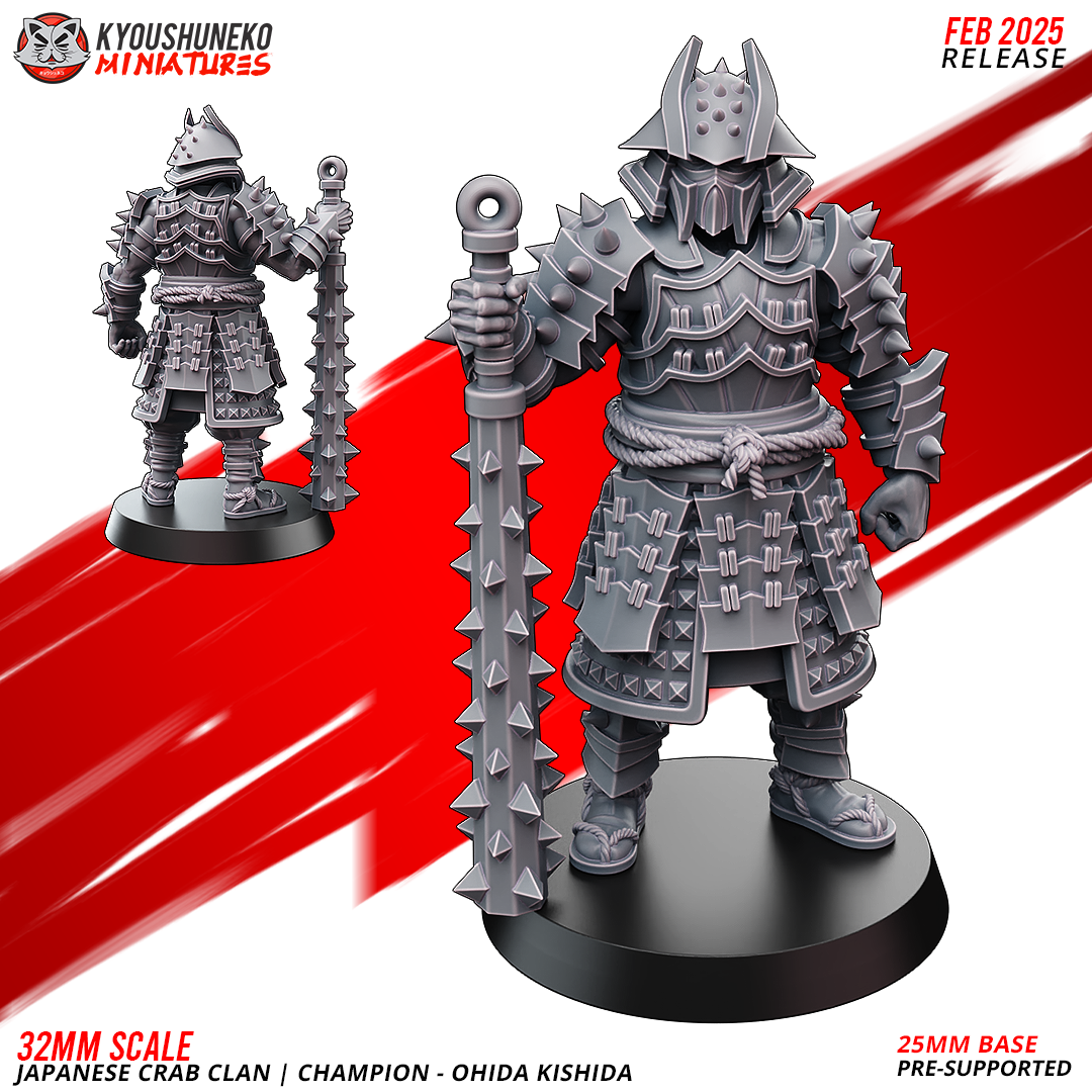 Ohida Kishida, Japanese Crab Clan, Kyoushuneko Miniatures