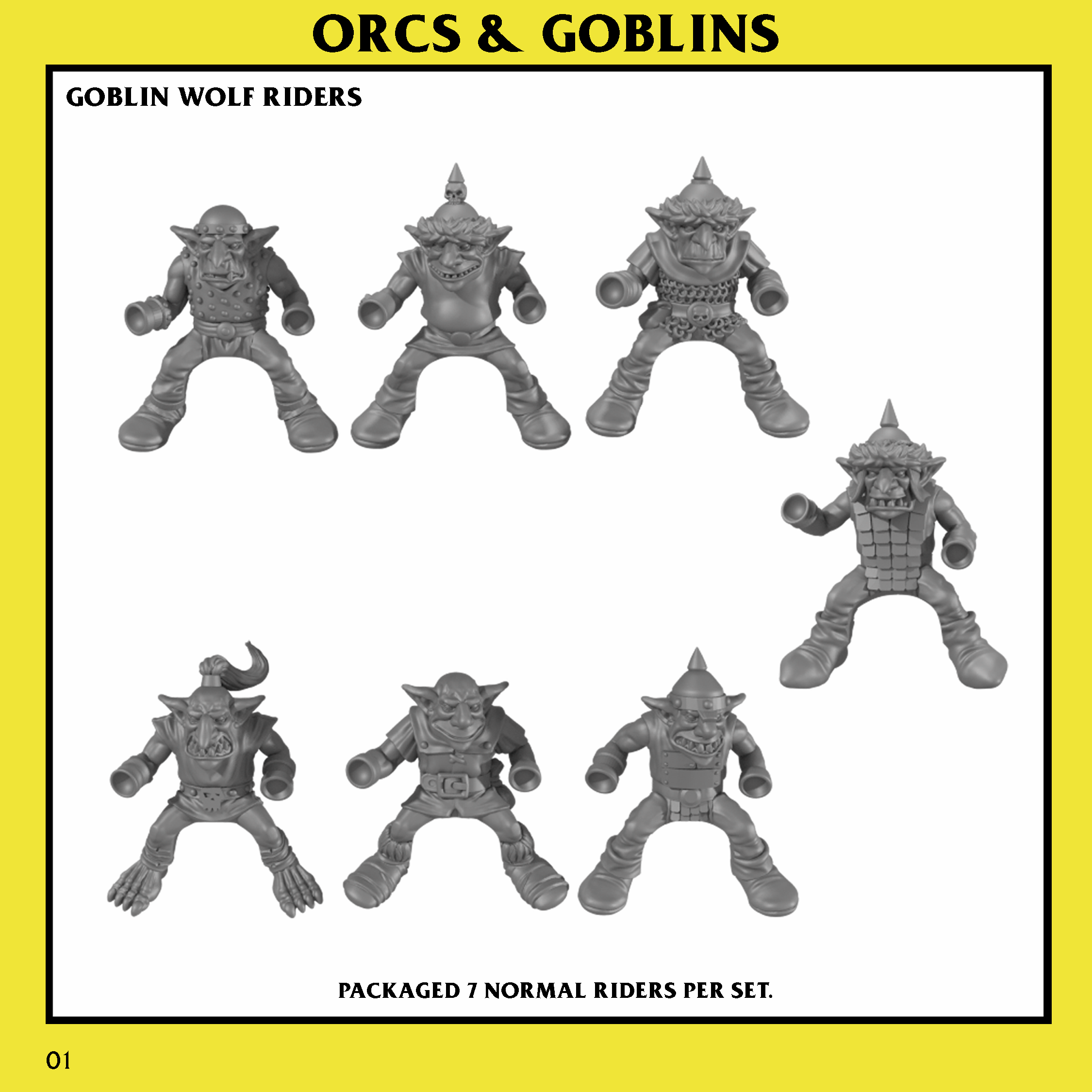 Goblin Wolf Riders Unit with Command Group – Orcs & Goblins | Monstrous Encounters - Image 3