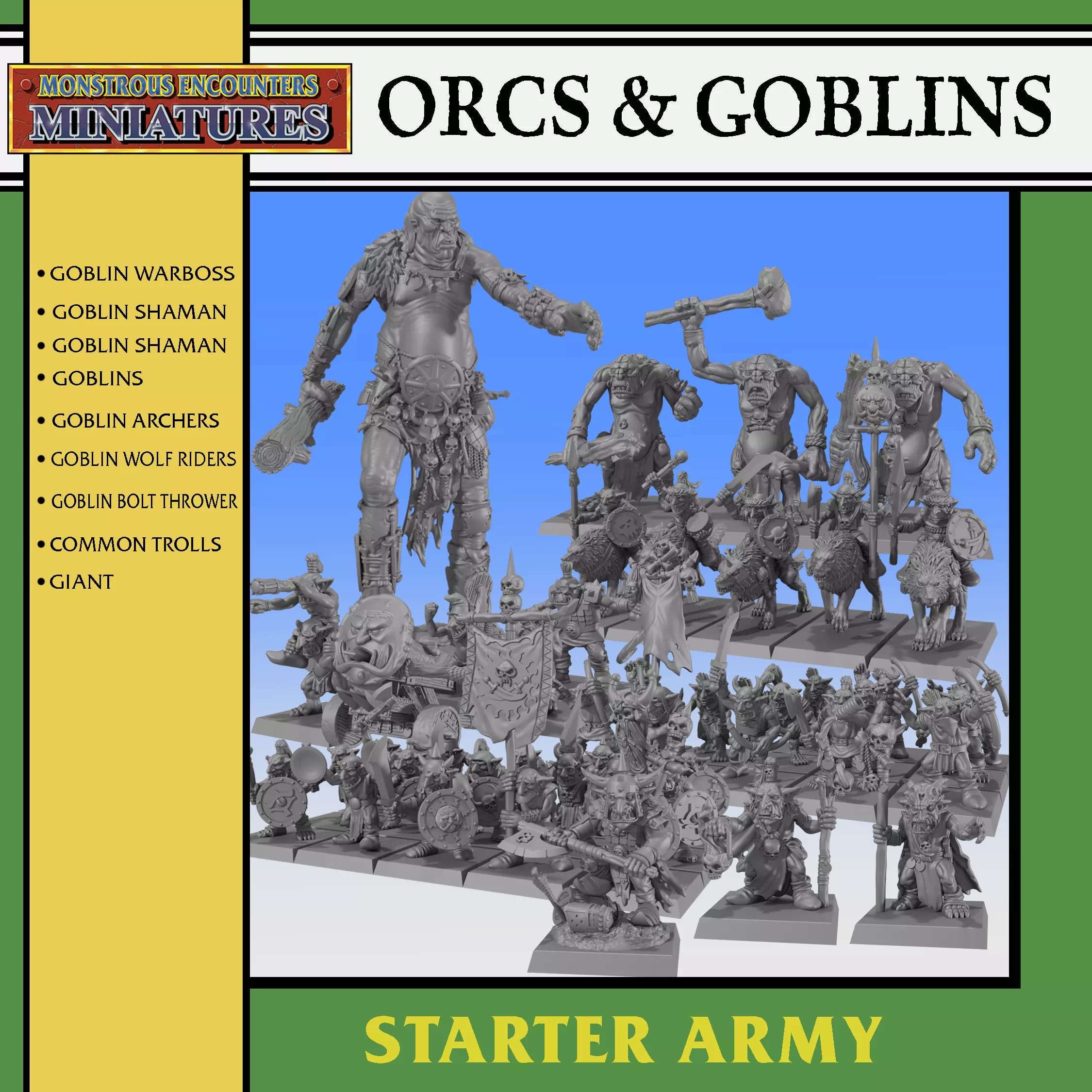 STARTER ARMY: Goblins- Monstrous Encounters