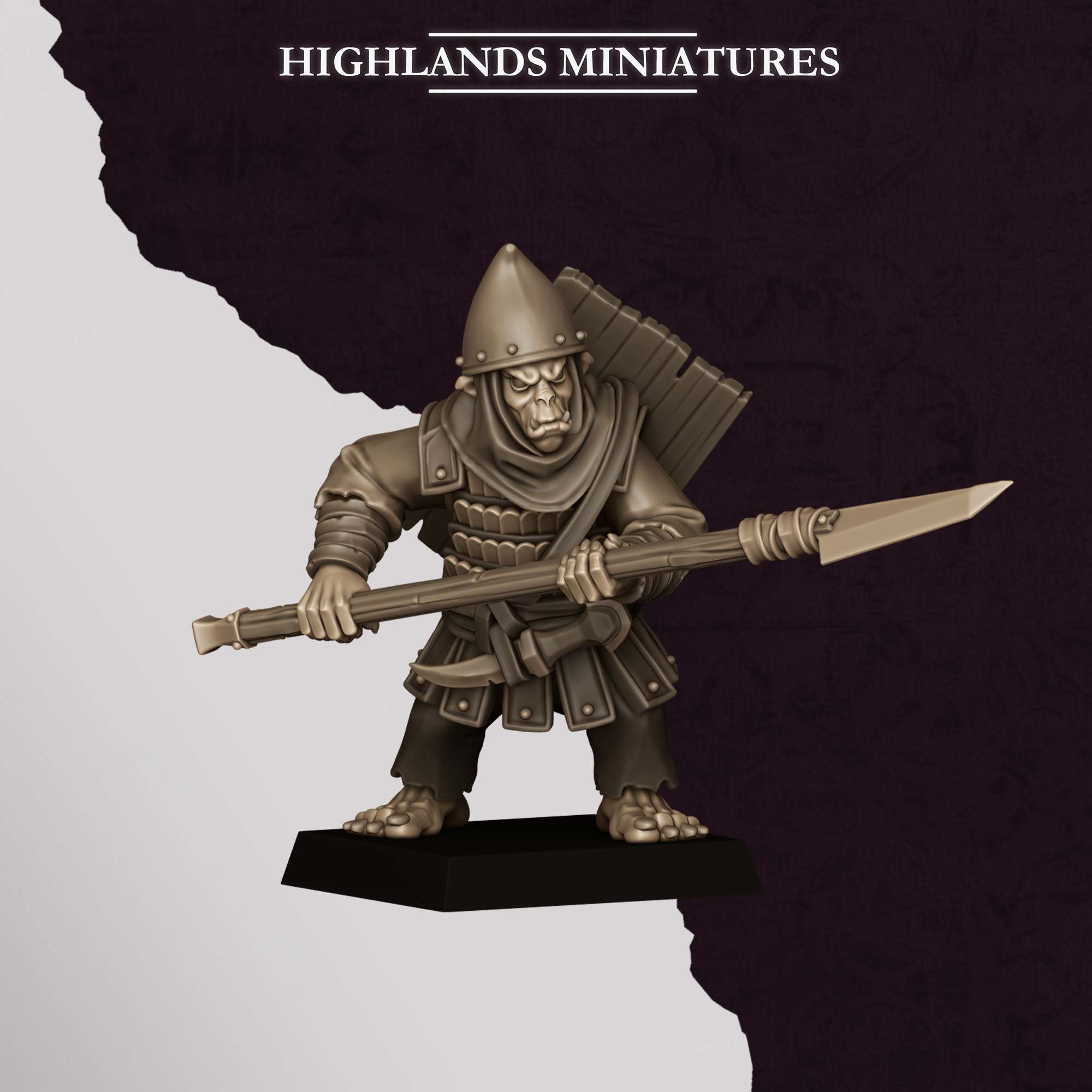 Hobgoblin Spearmen, Sons of Marduk- Highlands Miniatures - Image 3