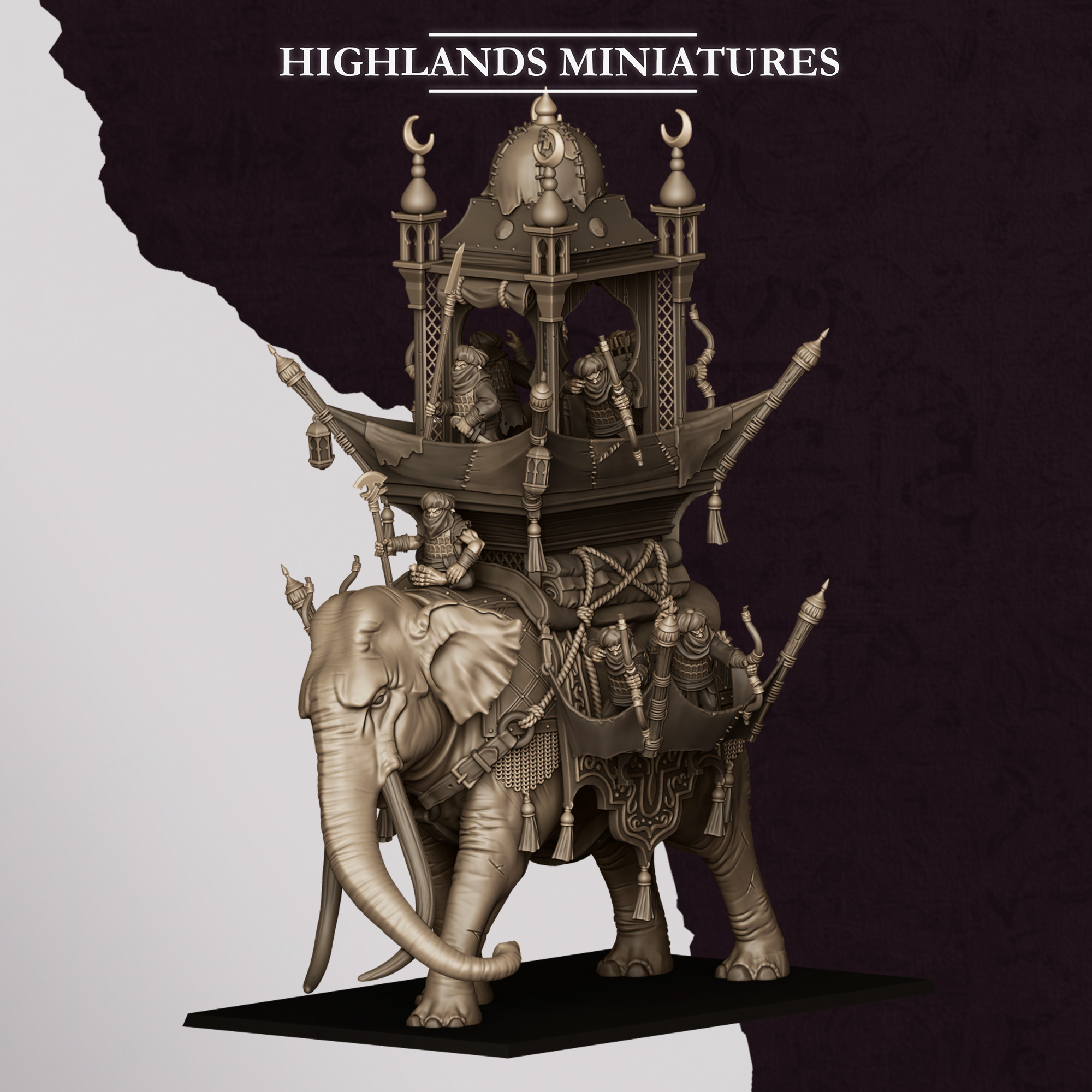 Hobgoblin War Elephant, Sons of Marduk- Highlands Miniatures