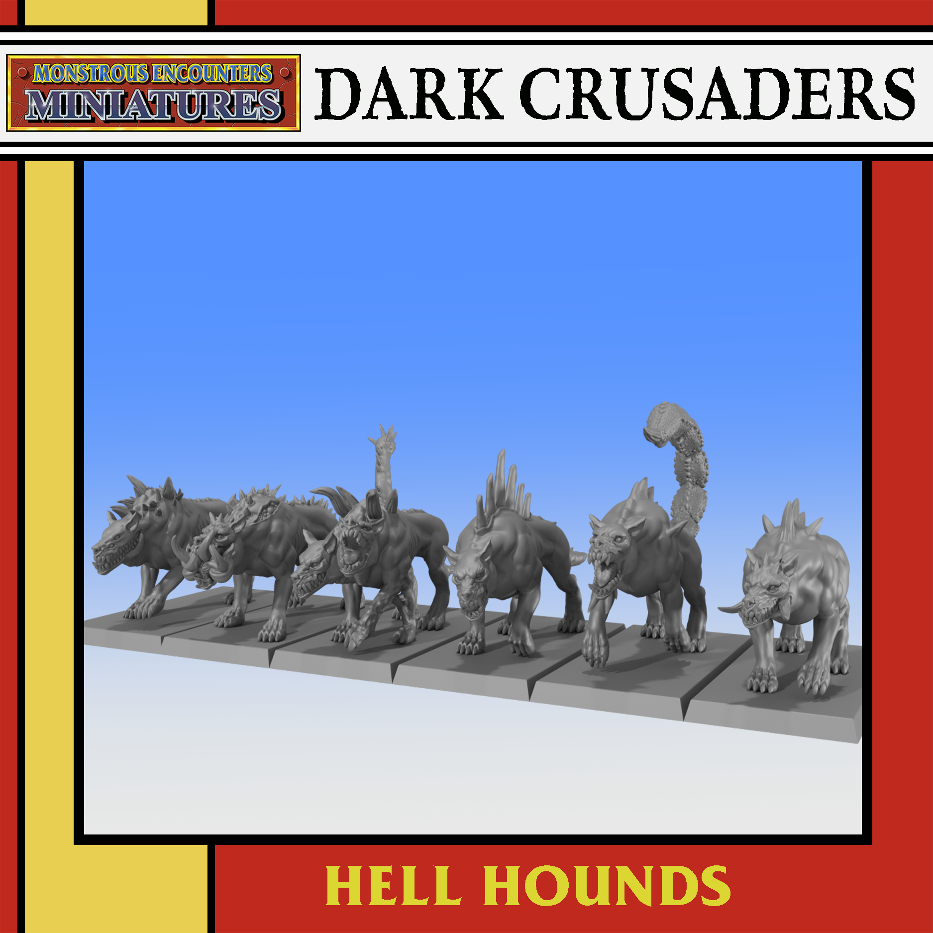 Hell Hounds, Dark Crusaders - Monstrous Encounters