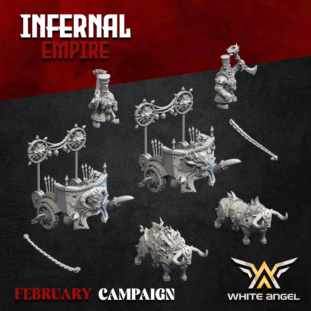 Infernal Chariot, Infernal Empire - White Angel Miniatures - Image 2