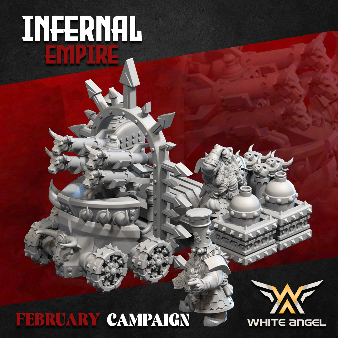 Infernal Deluxe Rocket, Infernal Empire - White Angel Miniatures