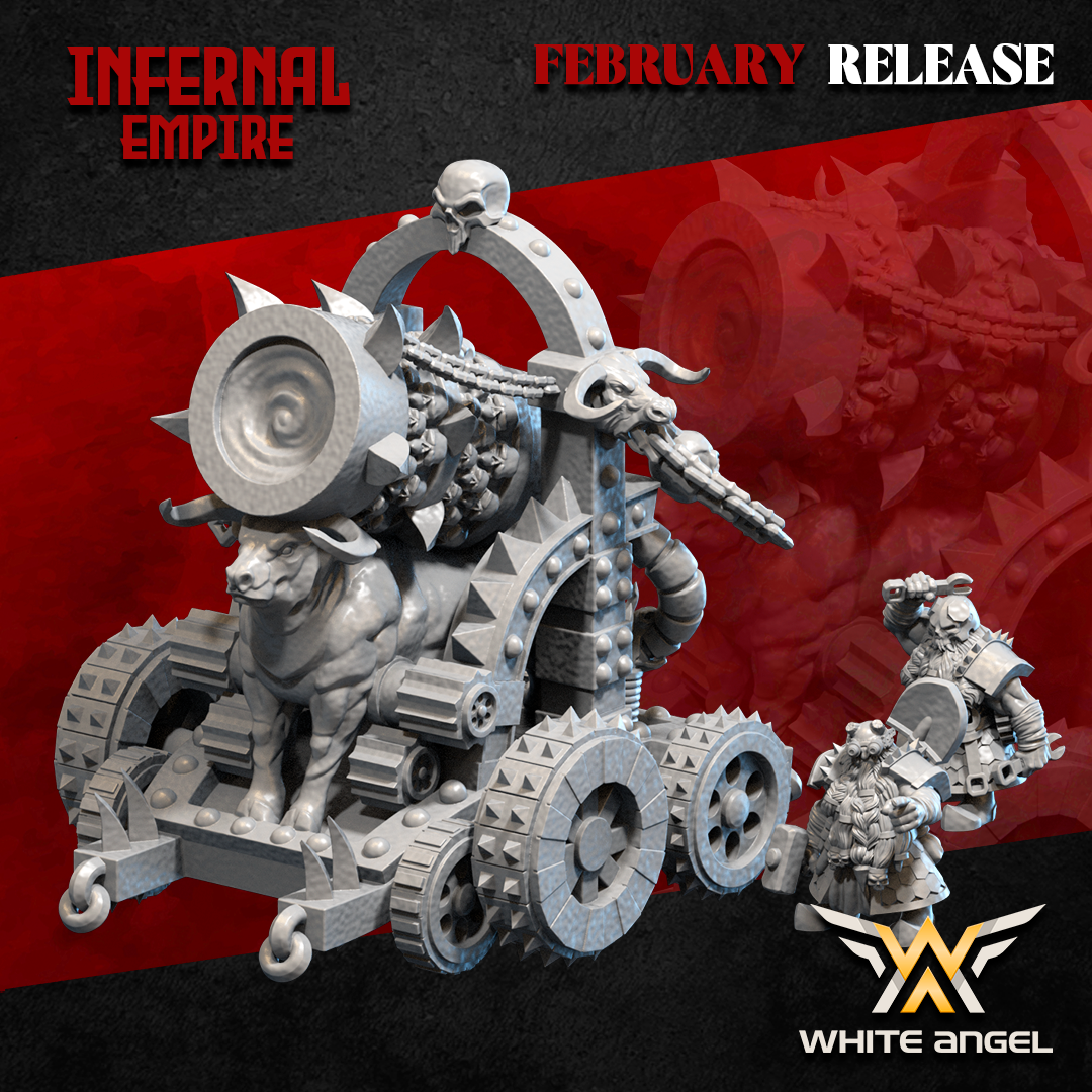 Destructor Cannon, Infernal Empire - White Angel Miniatures