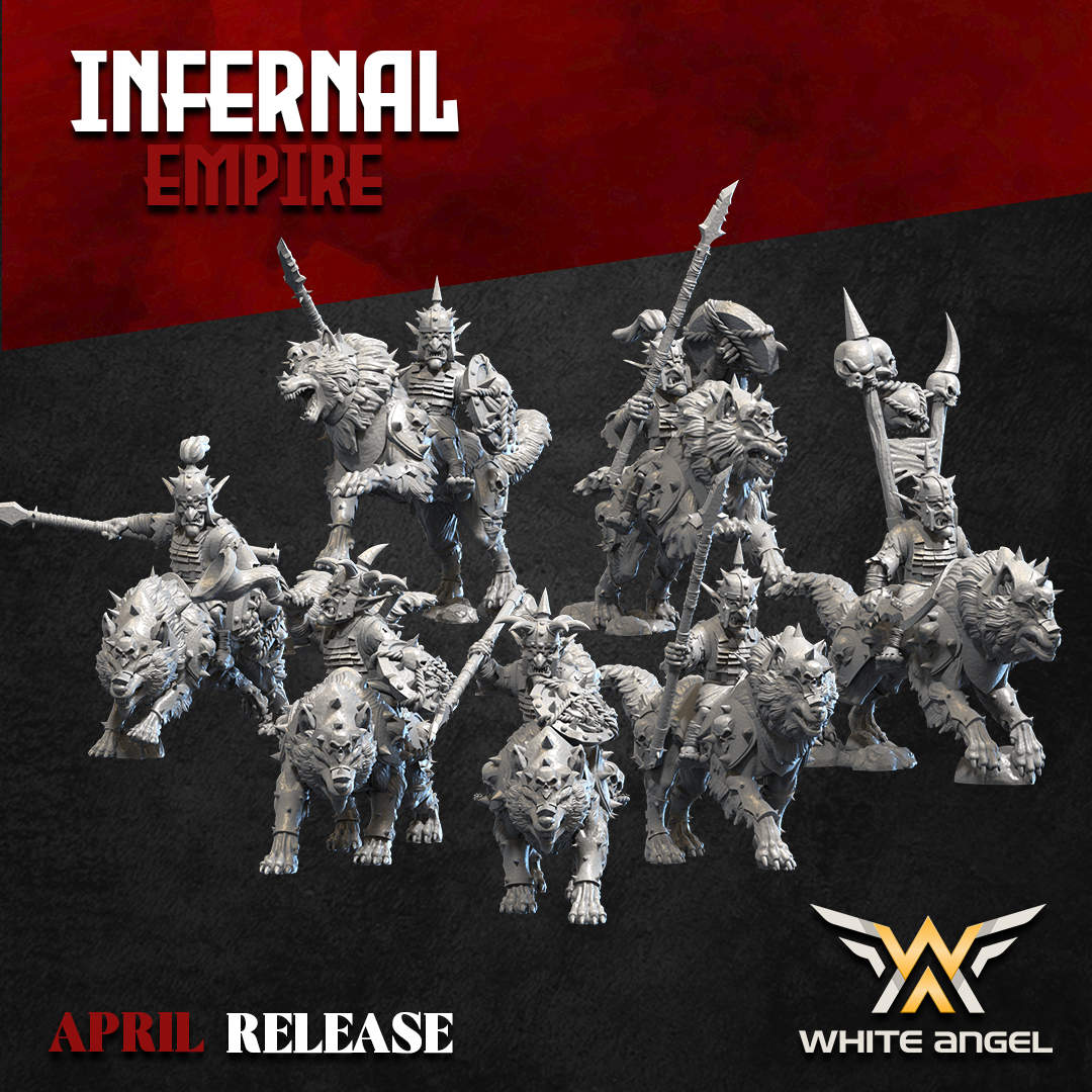 Infernal Goblin Wolf Arrow, Infernal Empire - White Angel Miniatures - Image 2