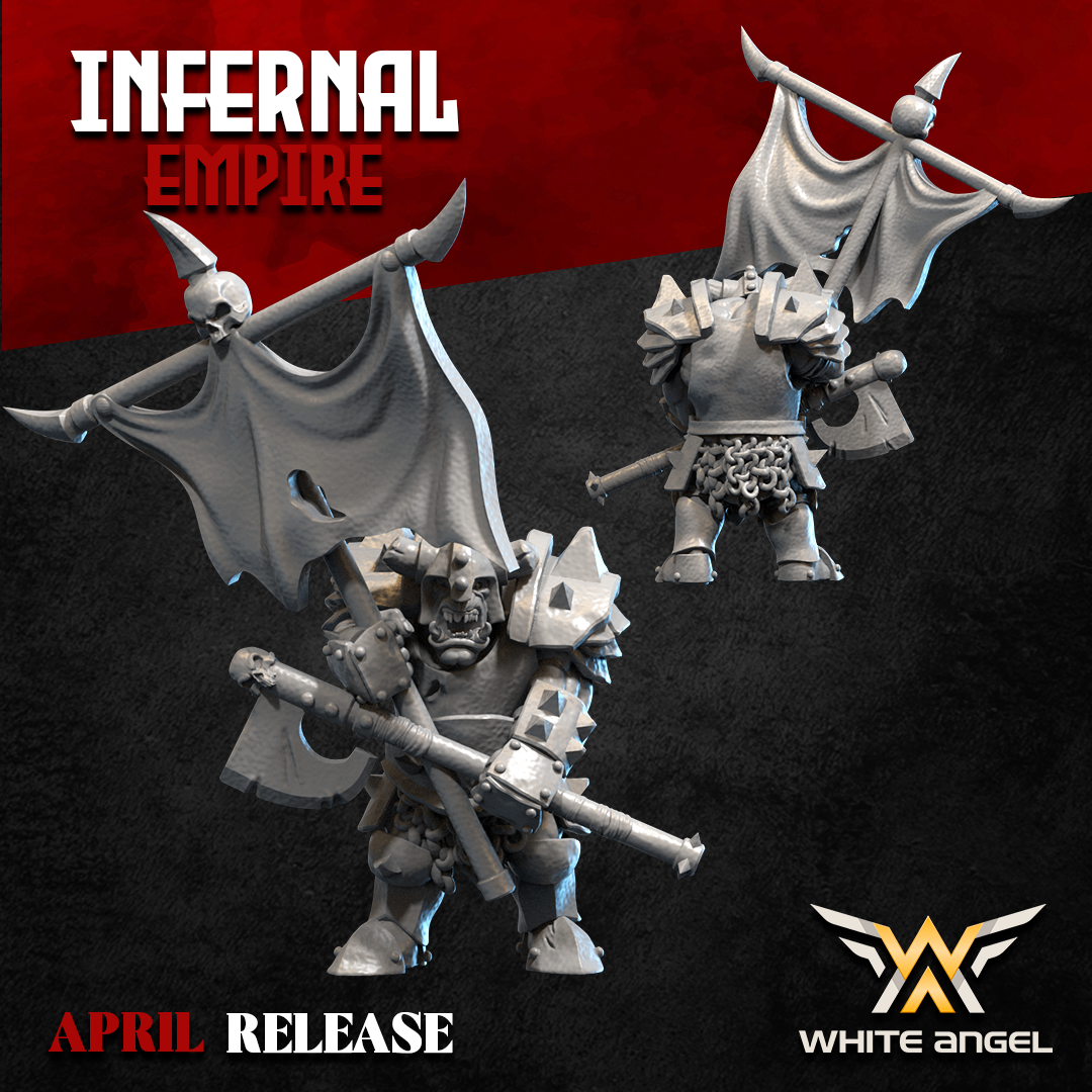 Infernal Heavy Orc, Infernal Empire, White Angel Miniatures - Image 4