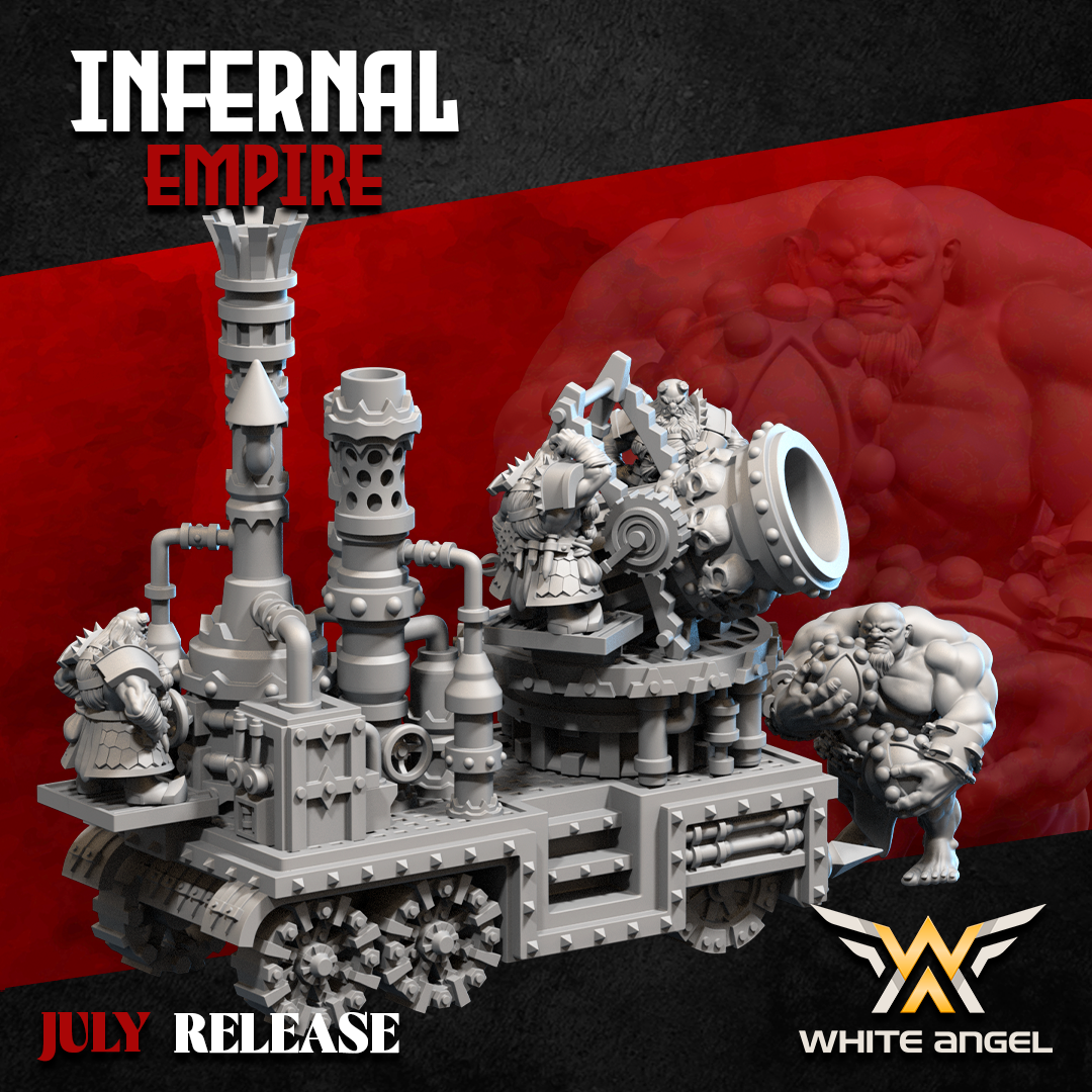 Infernal Mortar, Infernal Empire - White Angel Miniatures