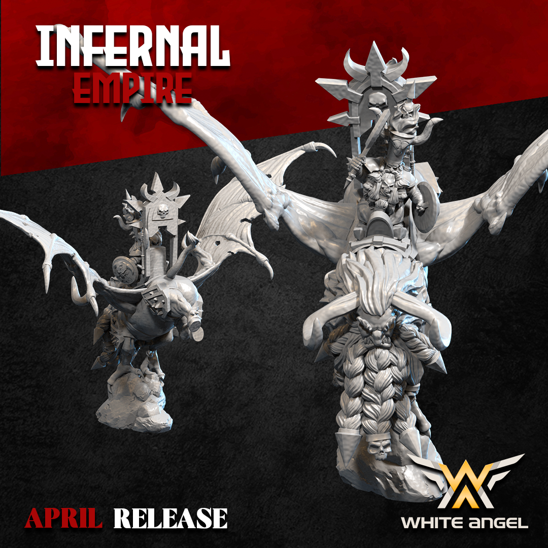 The Infernal God Mounted, Infernal Empire - White Angel Miniatures - Image 4