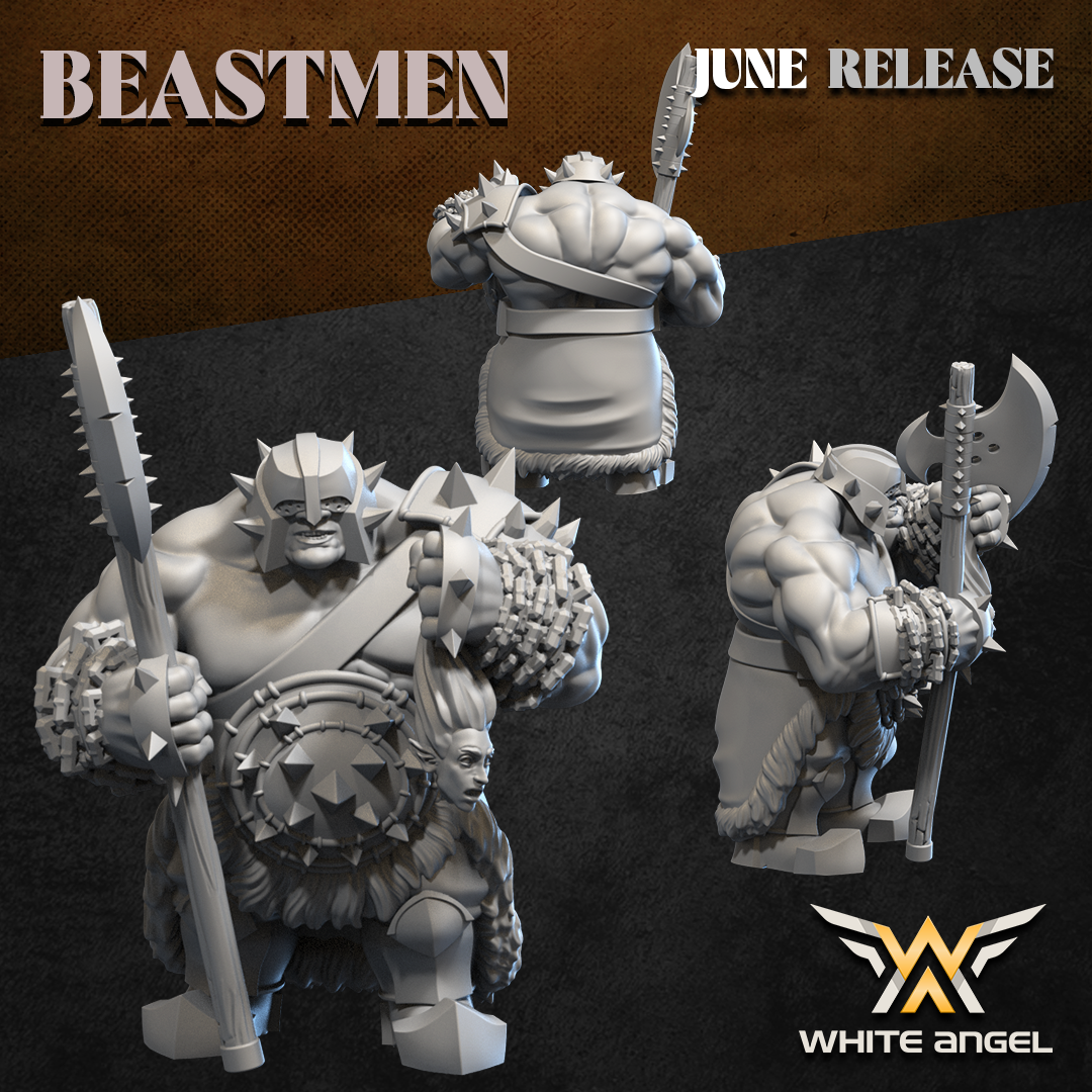 Infernal Ogre, Beastmen, White Angel Miniatures - Image 3