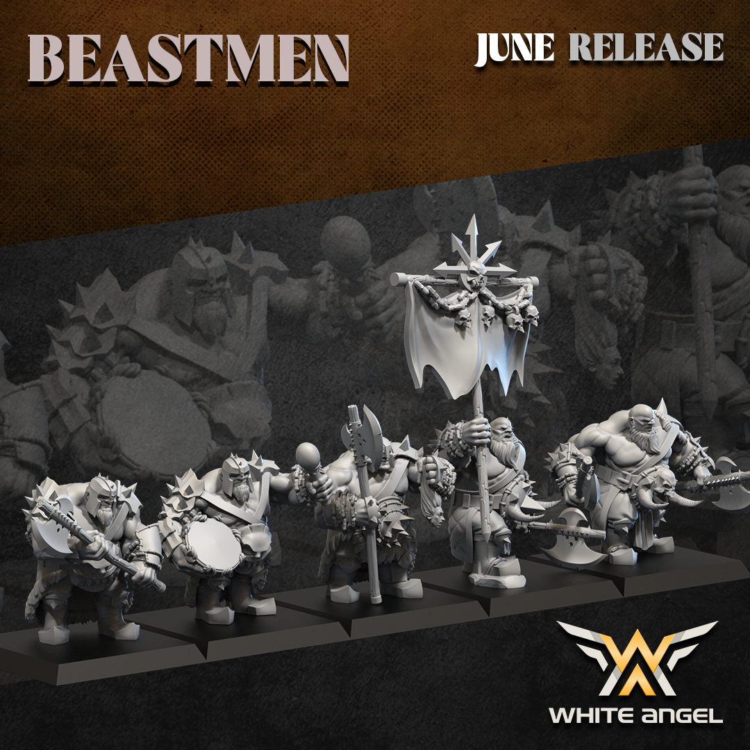 Infernal Ogre, Beastmen, White Angel Miniatures