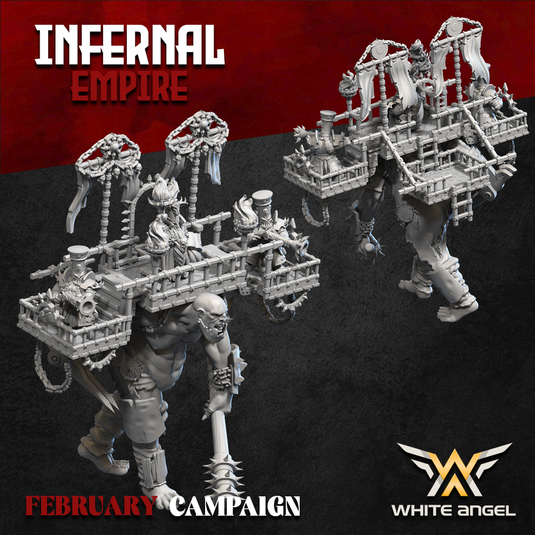 Infernal Siege Giant, Infernal Empire - White Angel Miniatures - Image 4