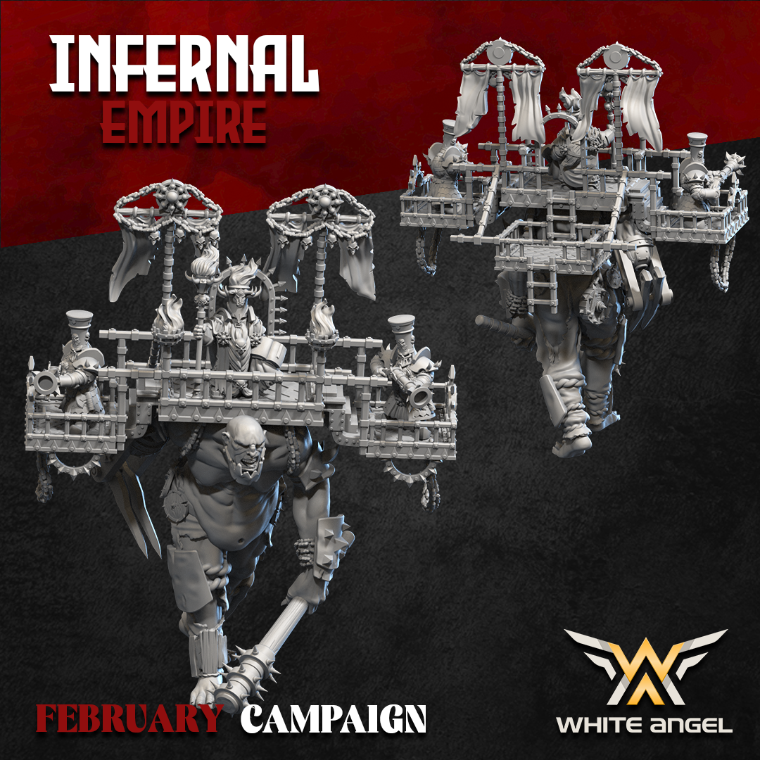 Infernal Siege Giant, Infernal Empire - White Angel Miniatures - Image 5