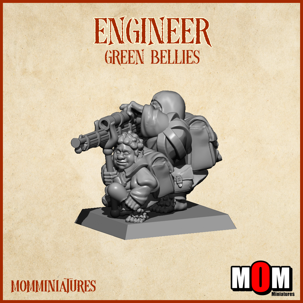 Engineer 2, Green Bellies - MoM Miniatures - Image 6