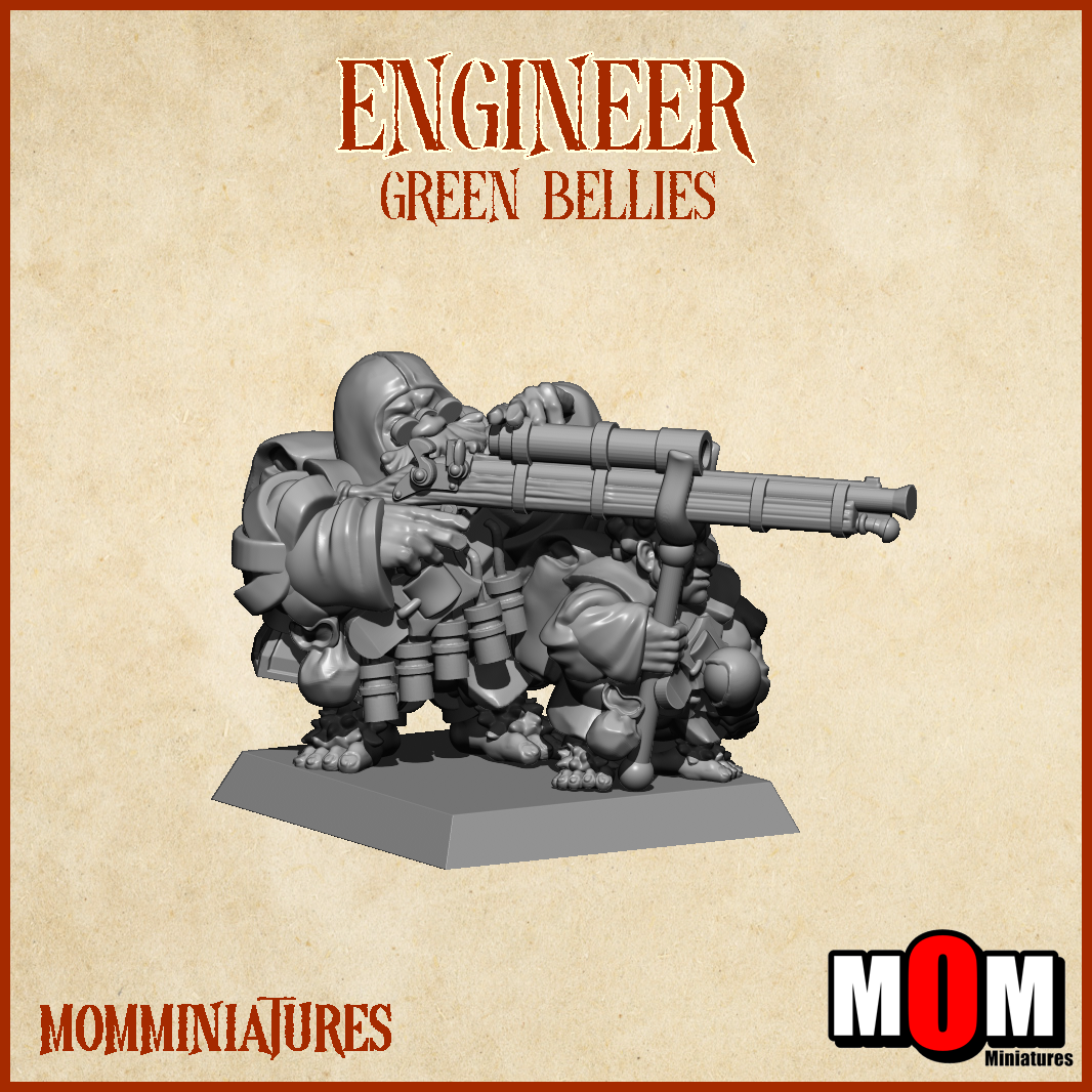 Engineer 2, Green Bellies - MoM Miniatures