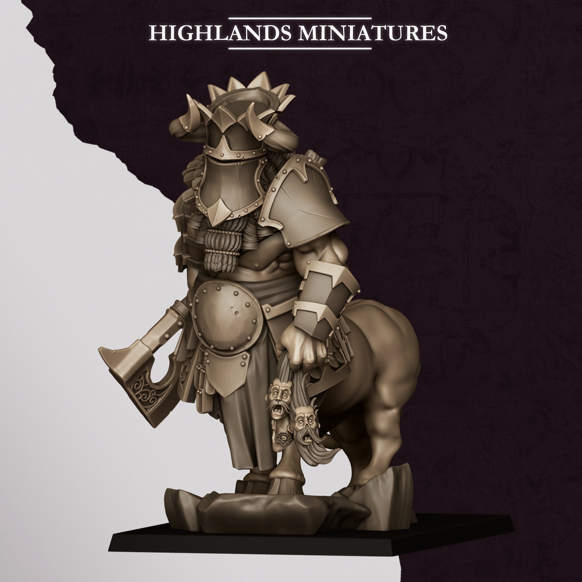 Kusarikku, Great Marduk Minotaur, Sons of Marduk- Highlands Miniatures