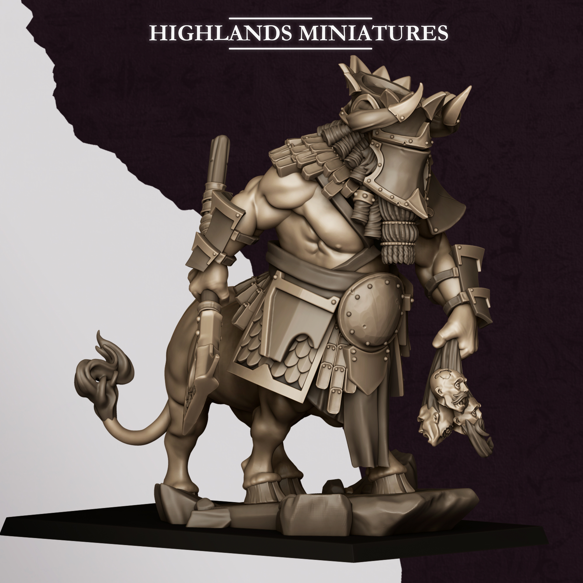 Kusarikku, Great Marduk Minotaur, Sons of Marduk- Highlands Miniatures - Image 4