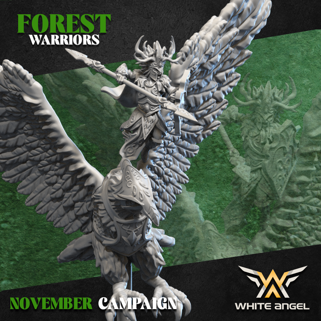 Lord of the Eagles, Forest Warriors - White Angel Miniatures