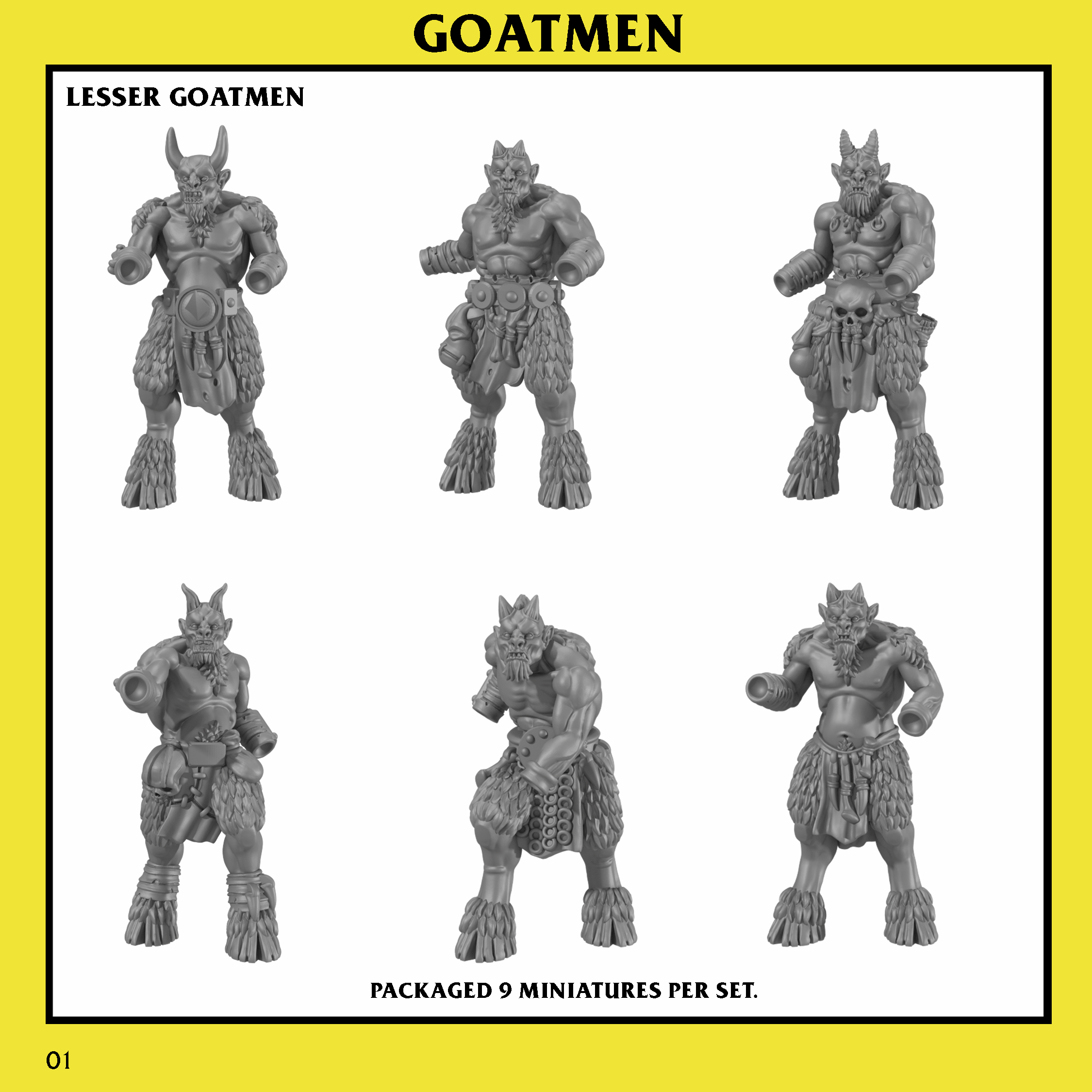 Lesser Goatmen Unit – Goatmen | Monstrous Encounters - Image 3