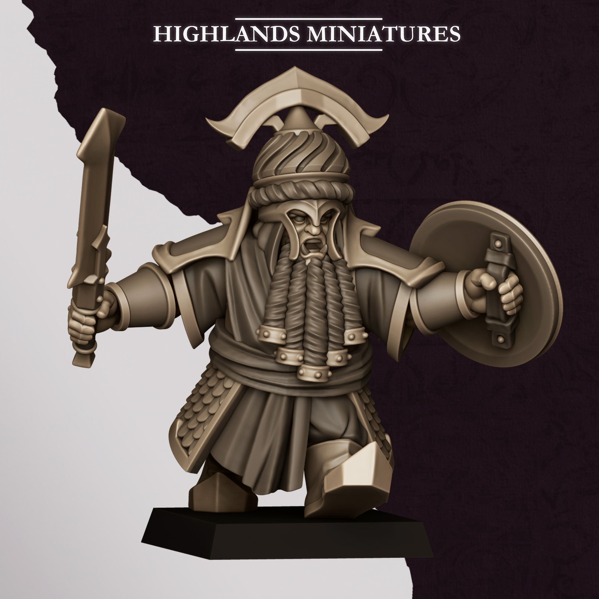 Marduk Commander 2, Sons of Marduk- Highlands Miniatures