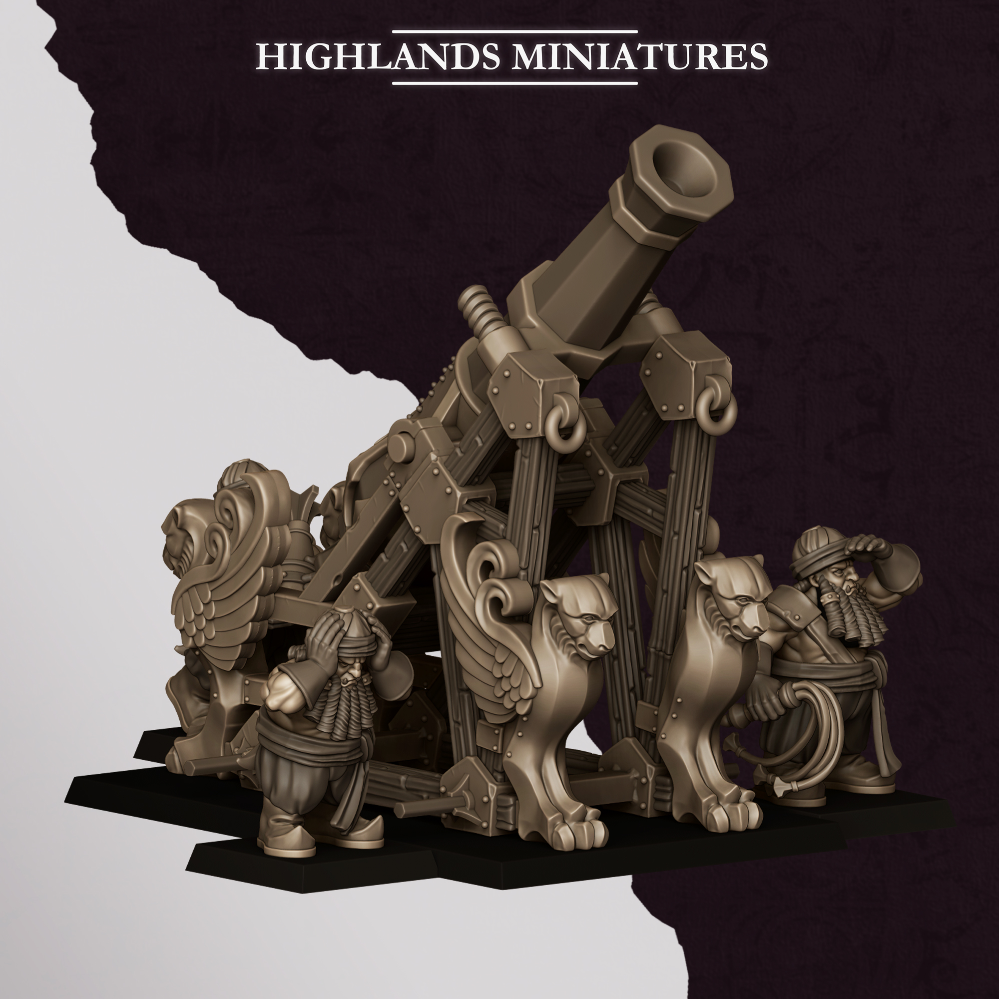Marduk Mortar, Sons of Marduk- Highlands Miniatures
