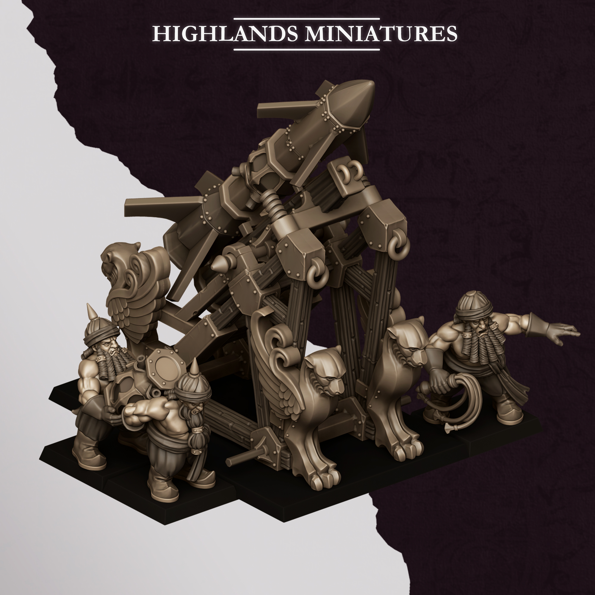 Marduk Rocket Launcher, Sons of Marduk- Highlands Miniatures - Image 7