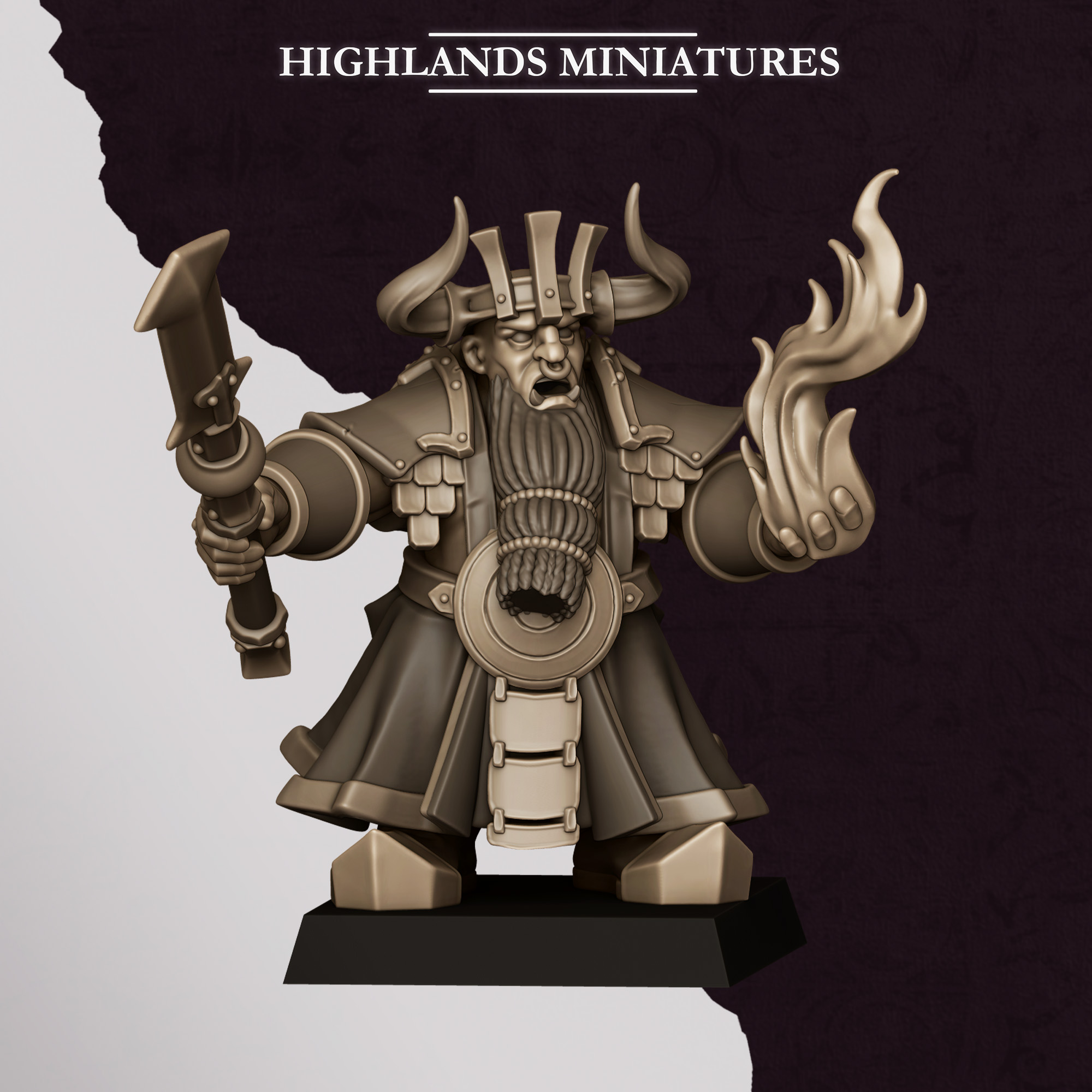 Marduk Sorceror 2, Sons of Marduk- Highlands Miniatures