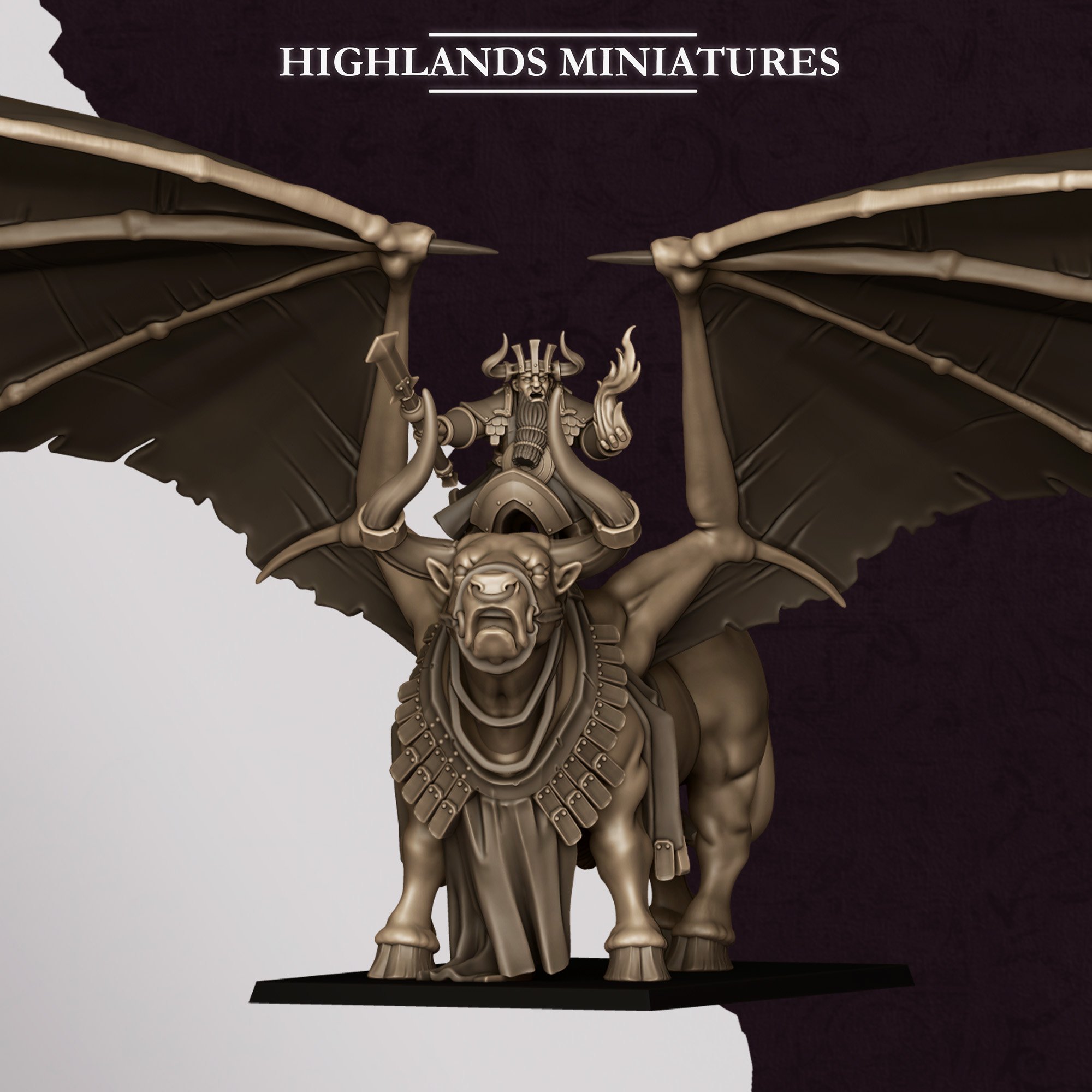Mounted Sorceror of Marduk, Sons of Marduk- Highlands Miniatures