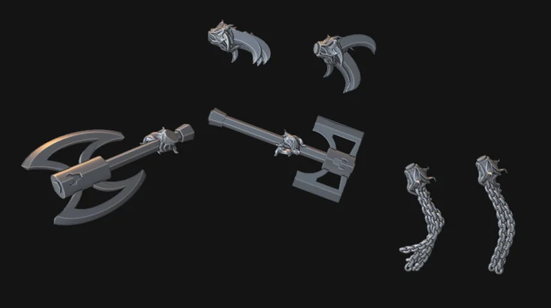 Meshymesh Evil Dwarf Fire Elemental Demon - Image 5