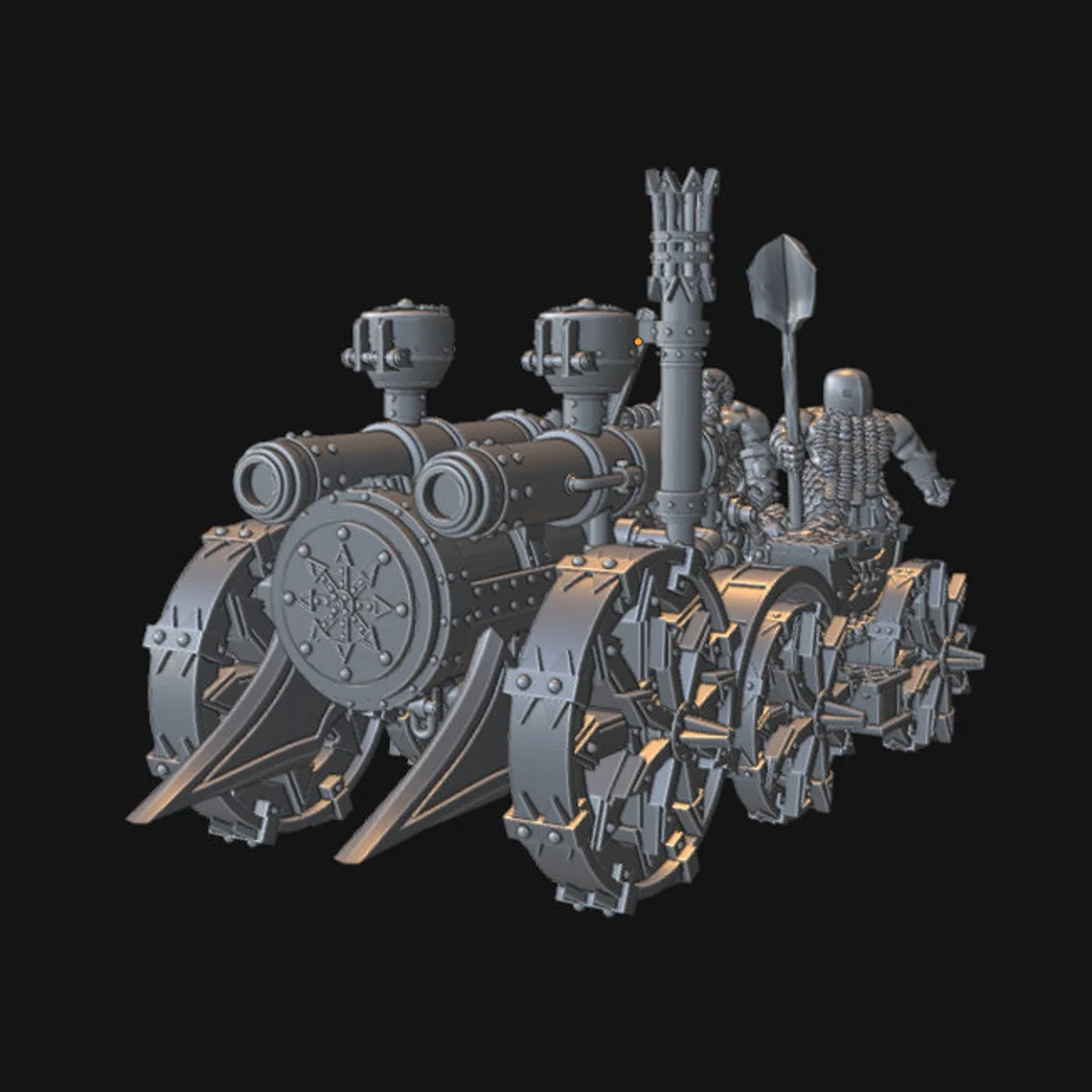 Meshymesh Evil Dwarf Iron Demon Train