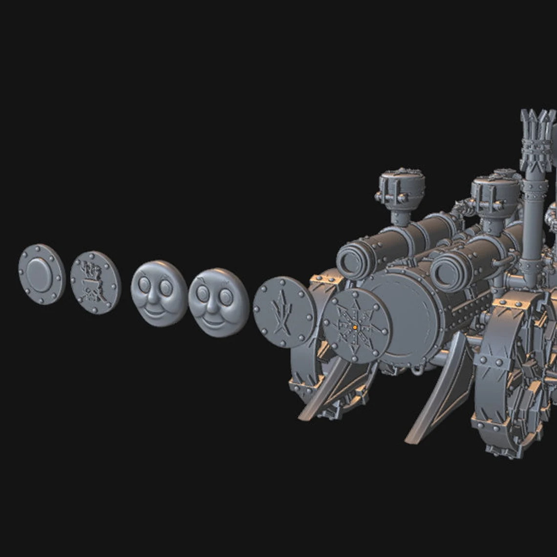 Meshymesh Evil Dwarf Iron Demon Train - Image 3