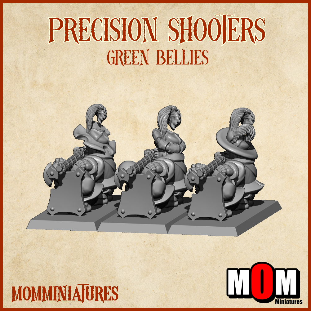 Precision Muskets, Greenbellies - MoM Miniatures - Image 6