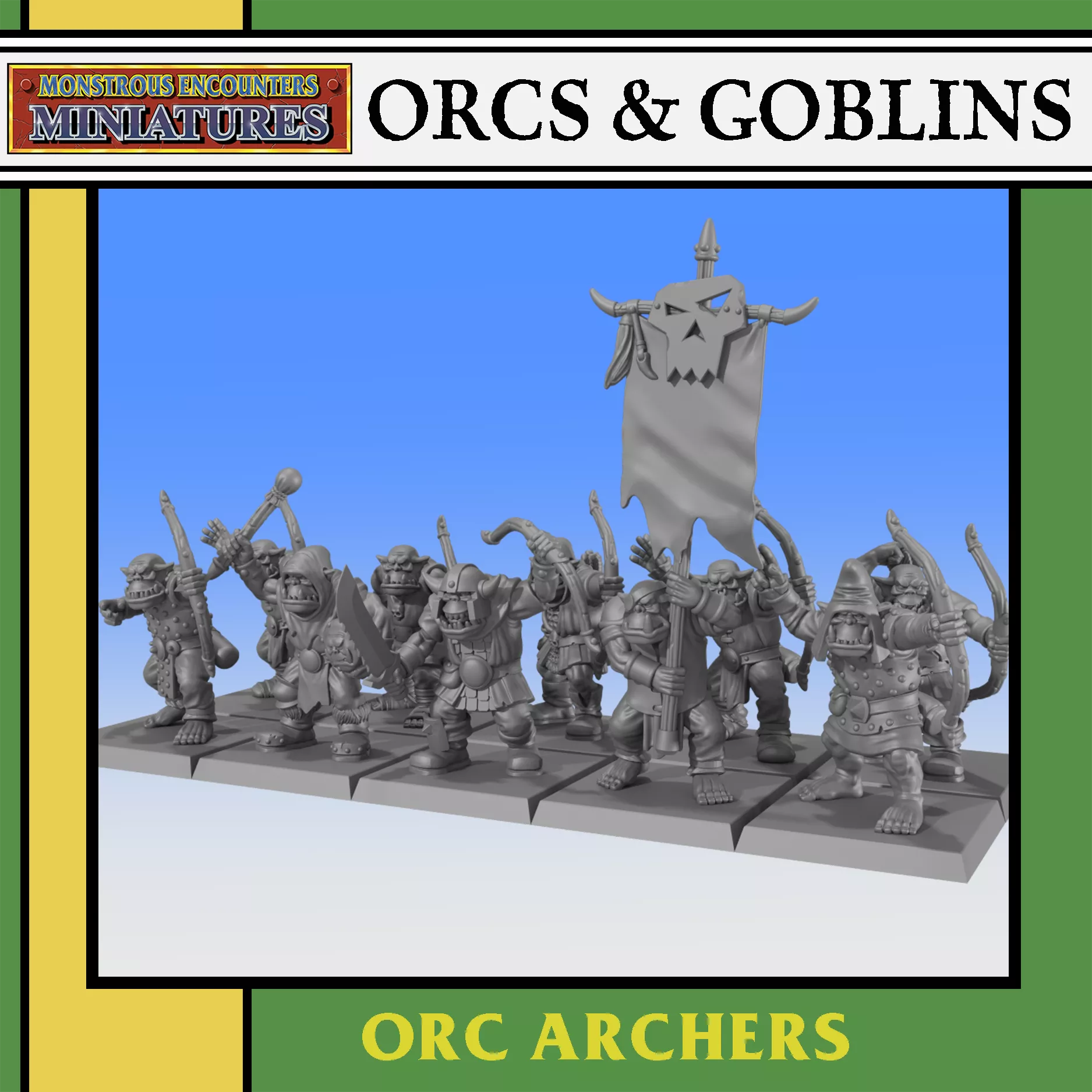 Orc Archers Unit, Orcs and Goblins, Monstrous Encounters