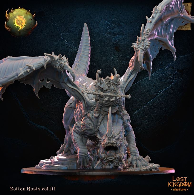 Freida, Oozing Eye, on Gooey Dragon, Rotten Host, Lost Kingdom