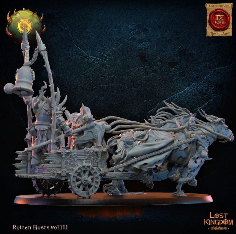 Rotten Chariot, Rotten Host, Lost Kingdom - UK RESIN PRINT