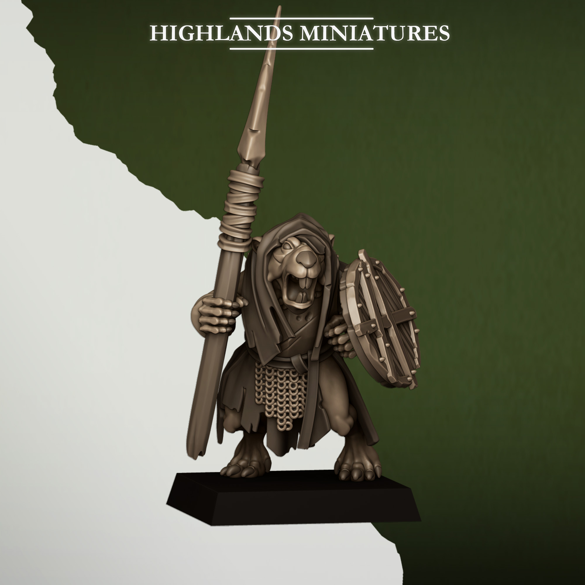 Sewer Rats with Spears Sewer Vermin - Highlands Miniatures - Image 16