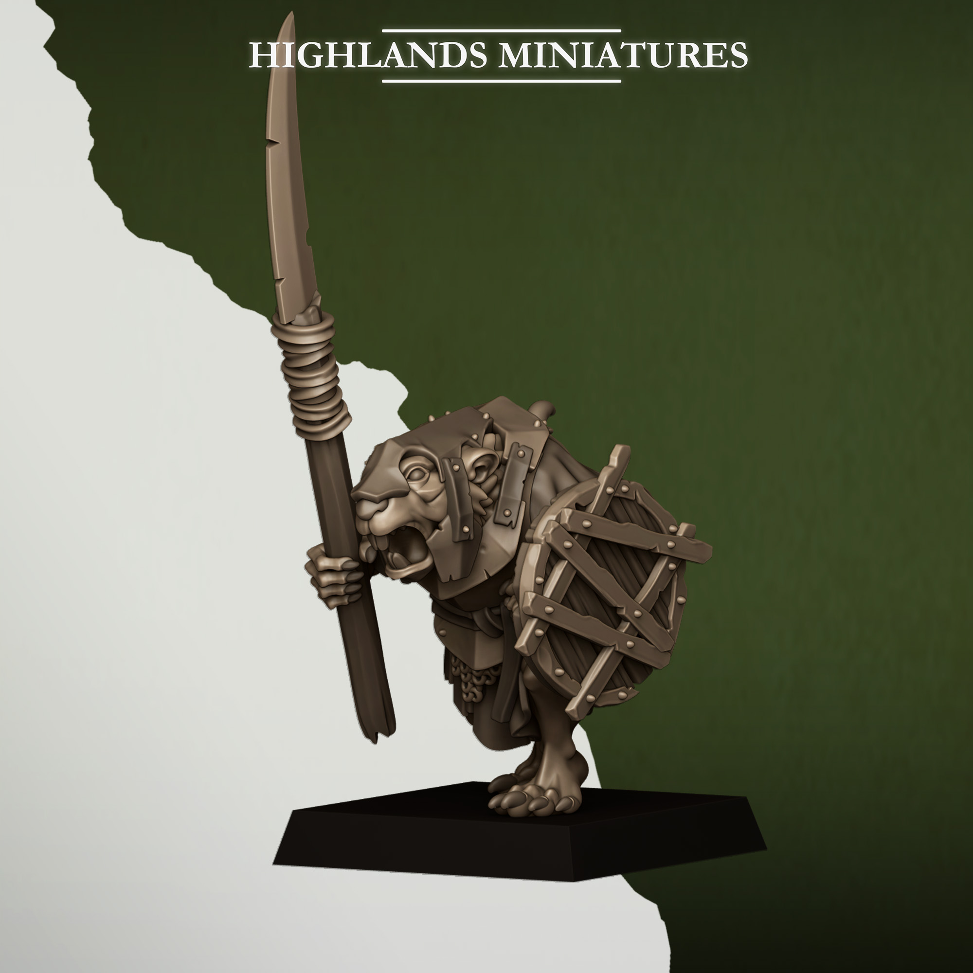 Sewer Rats with Spears Sewer Vermin - Highlands Miniatures - Image 18