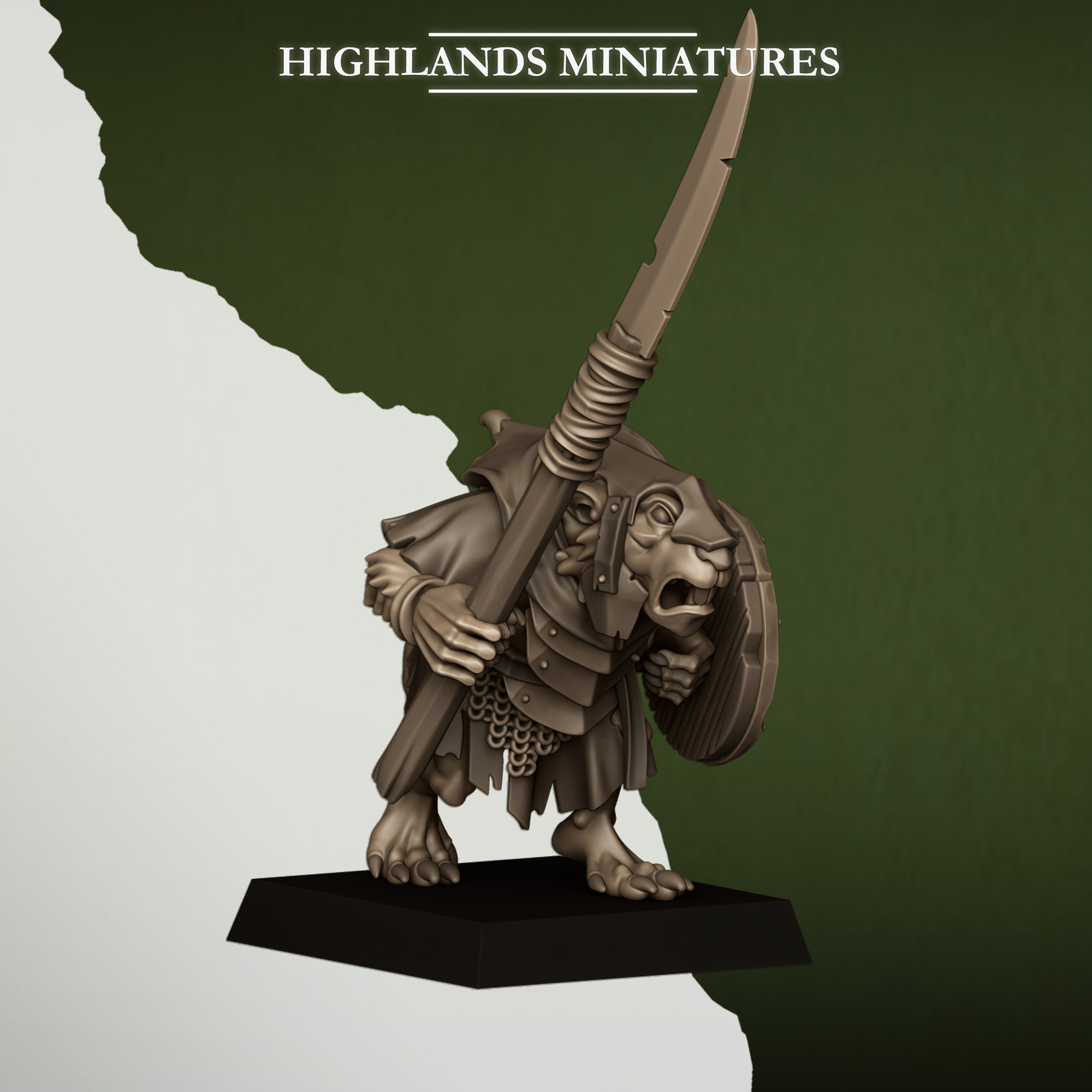 Sewer Rats with Spears Sewer Vermin - Highlands Miniatures - Image 15