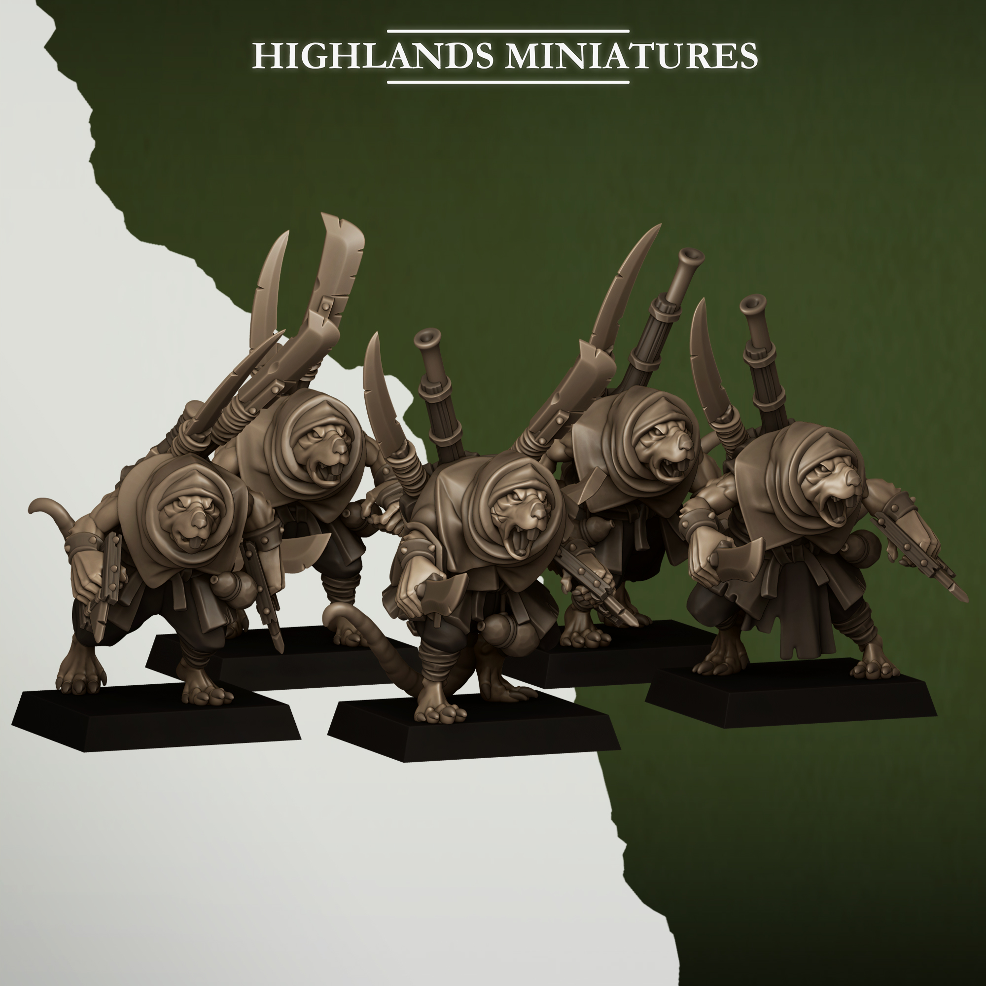 Sewer Vermin Smugglers, Sewer Vermin - Highlands Miniatures - Image 7