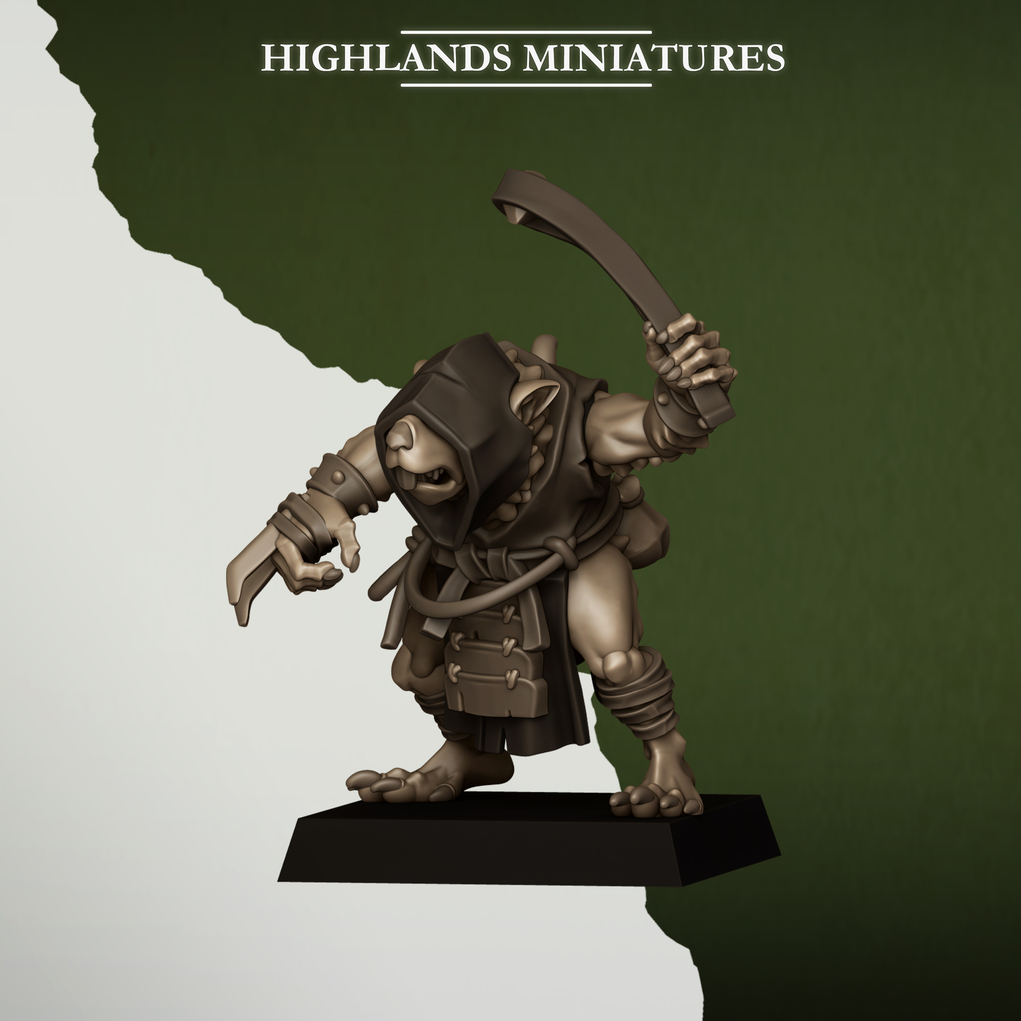 Sewer Vermin Thugs, Sewer Vermin - Highlands Miniatures - Image 5