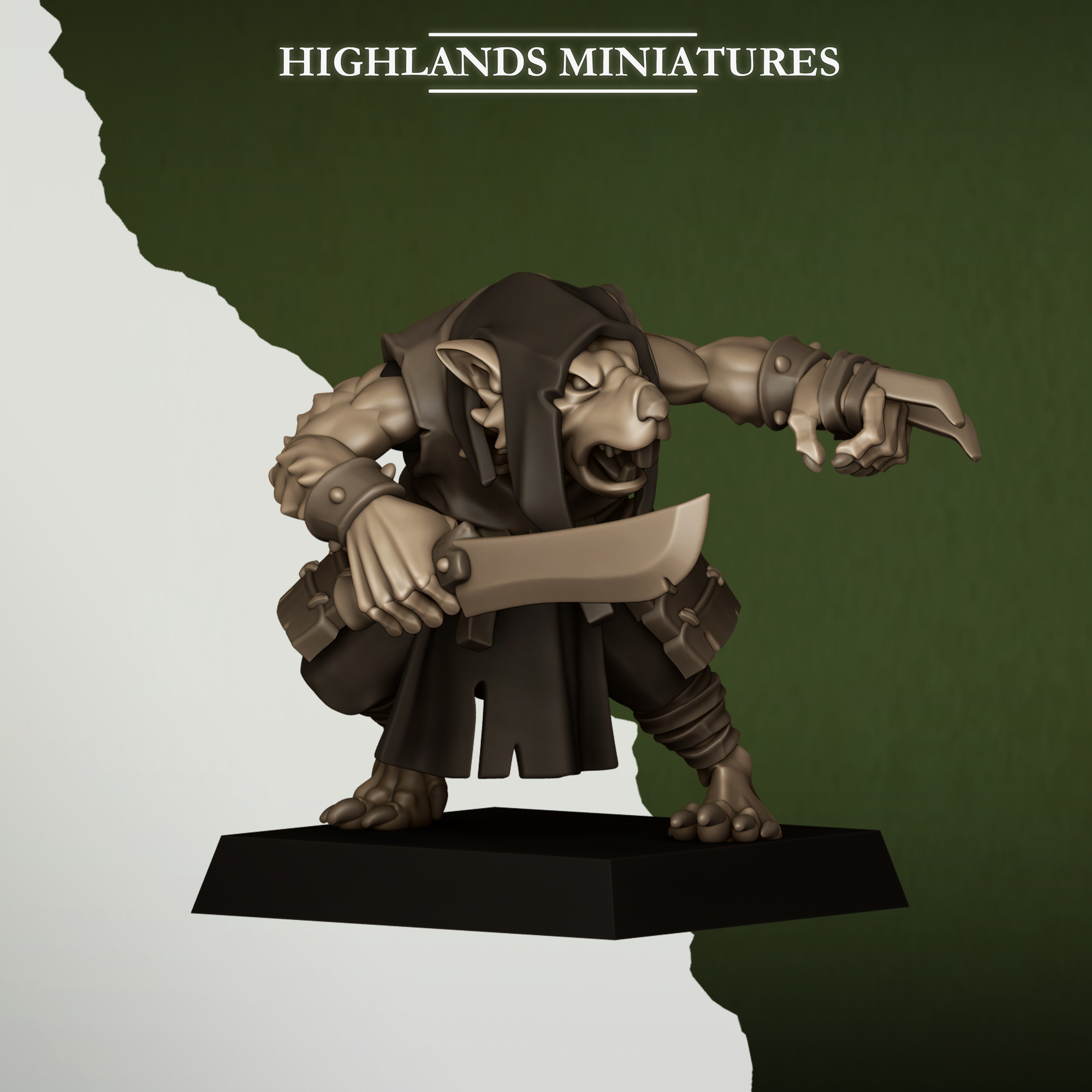 Sewer Vermin Thugs, Sewer Vermin - Highlands Miniatures - Image 7