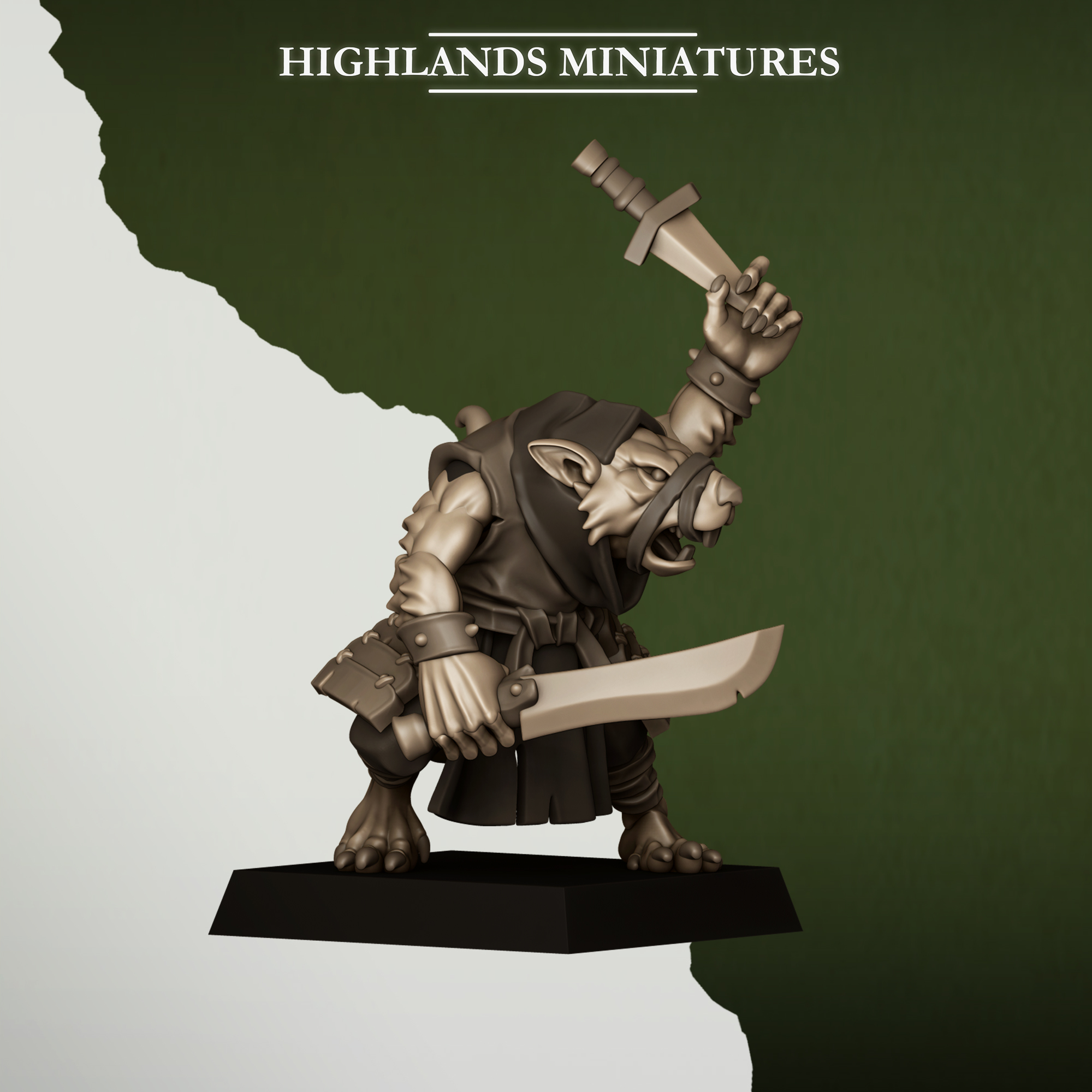 Sewer Vermin Thugs, Sewer Vermin - Highlands Miniatures - Image 8
