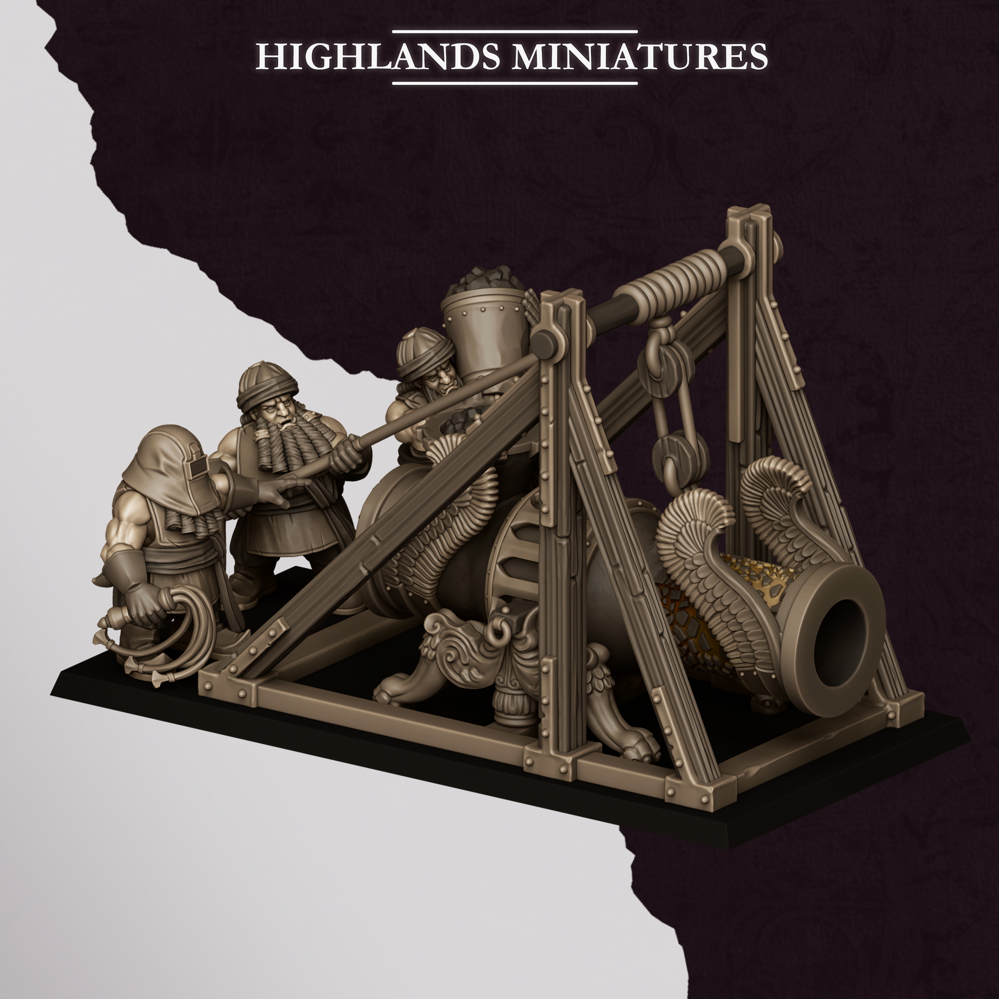 Marduk Cannon, Sons of Marduk- Highlands Miniatures