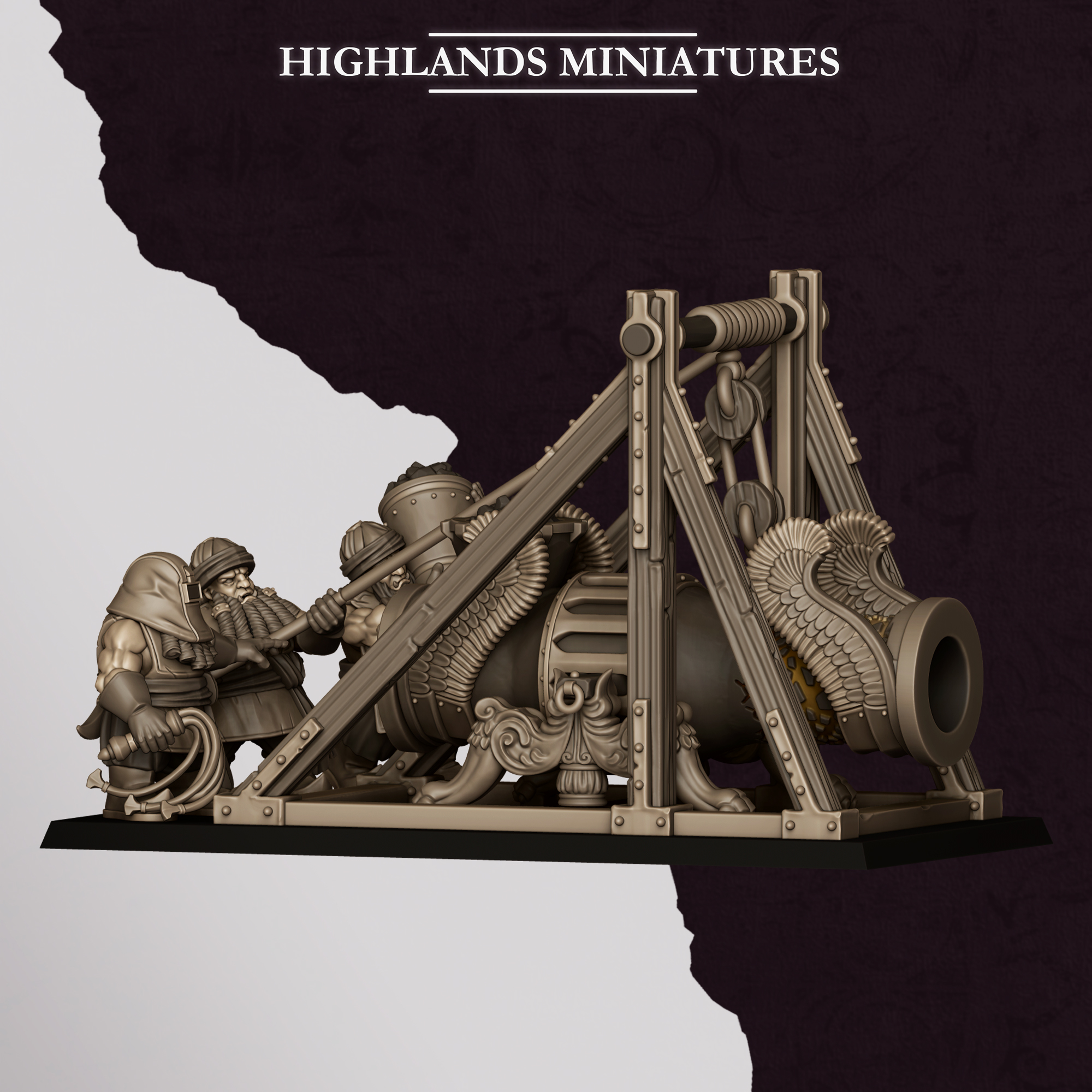 Marduk Cannon, Sons of Marduk- Highlands Miniatures - Image 2