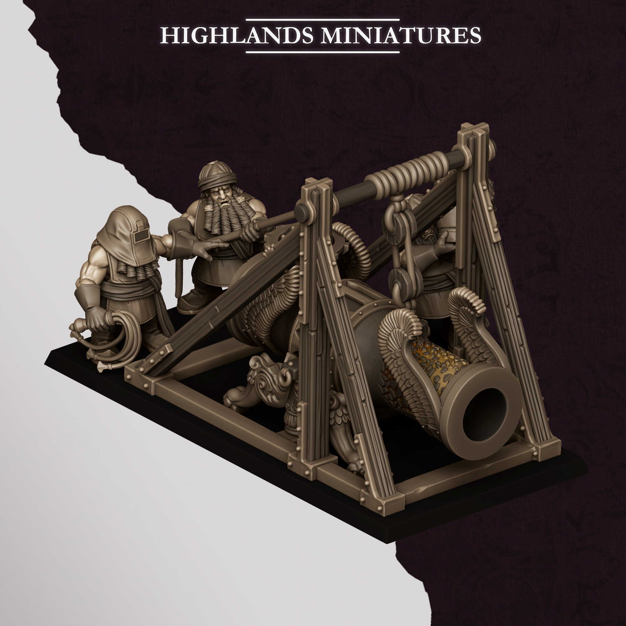 Marduk Cannon, Sons of Marduk- Highlands Miniatures - Image 4