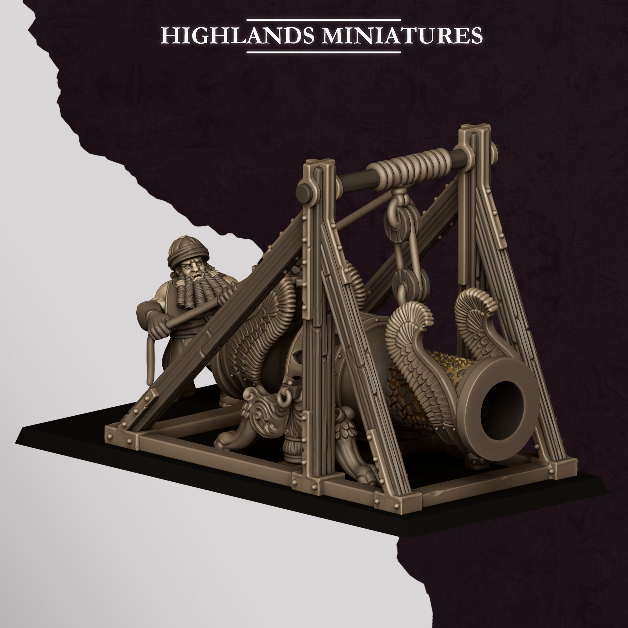 Marduk Cannon, Sons of Marduk- Highlands Miniatures - Image 5