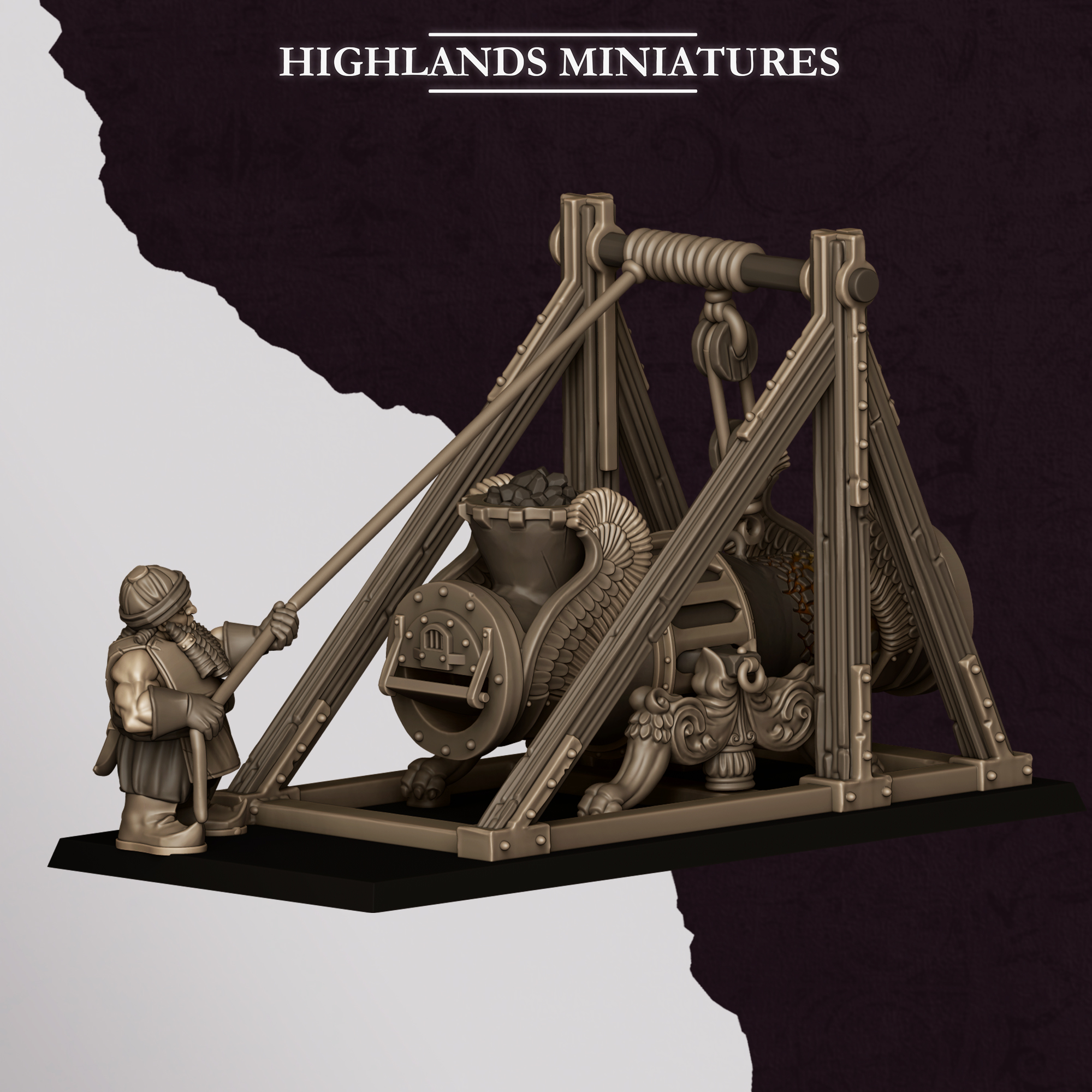 Marduk Cannon, Sons of Marduk- Highlands Miniatures - Image 6