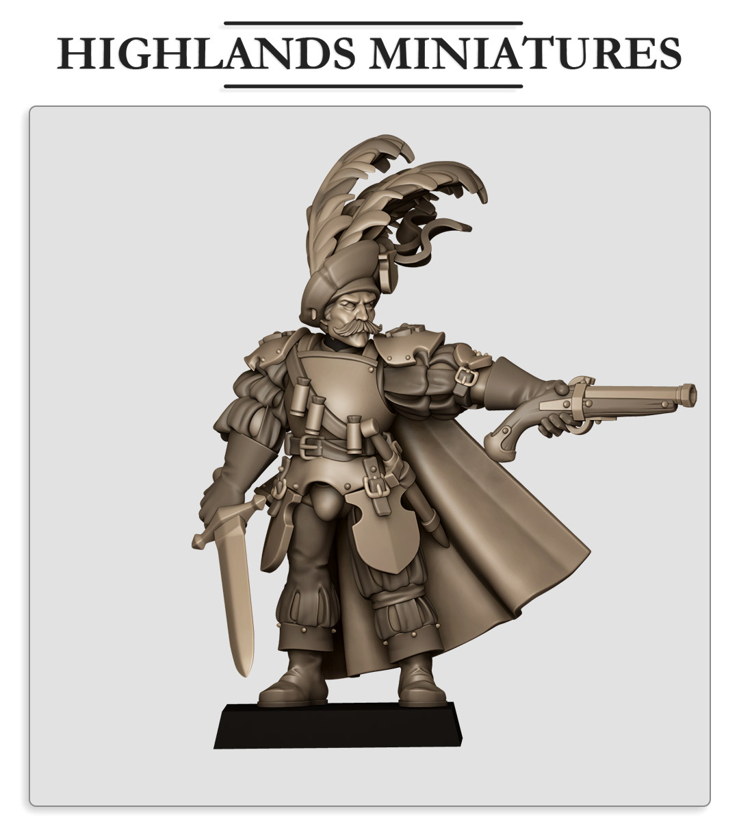 Sunland Captain 2, Sunland- Highlands Miniatures