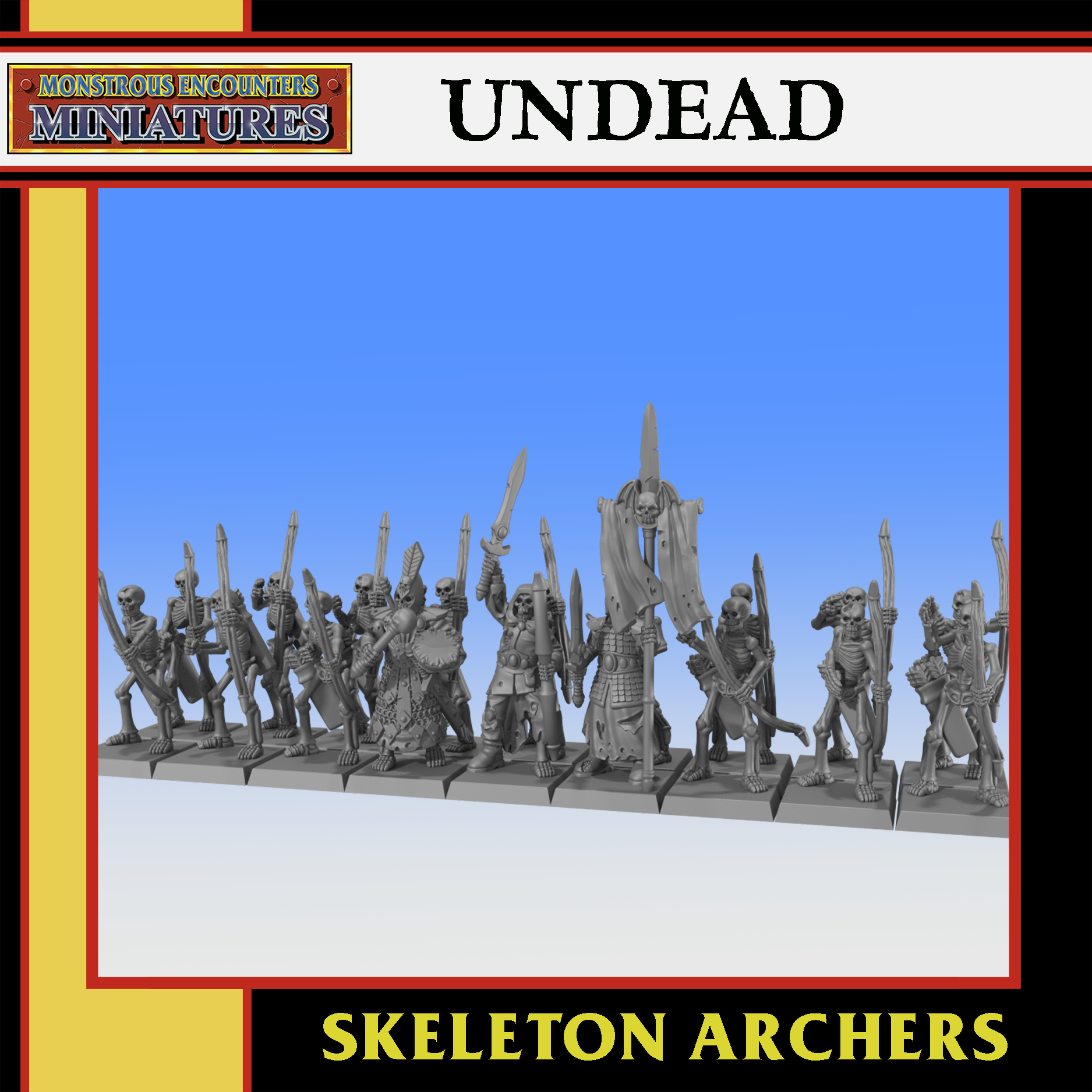 Skeleton Horde: Archers, Undead, Monstrous Encounters