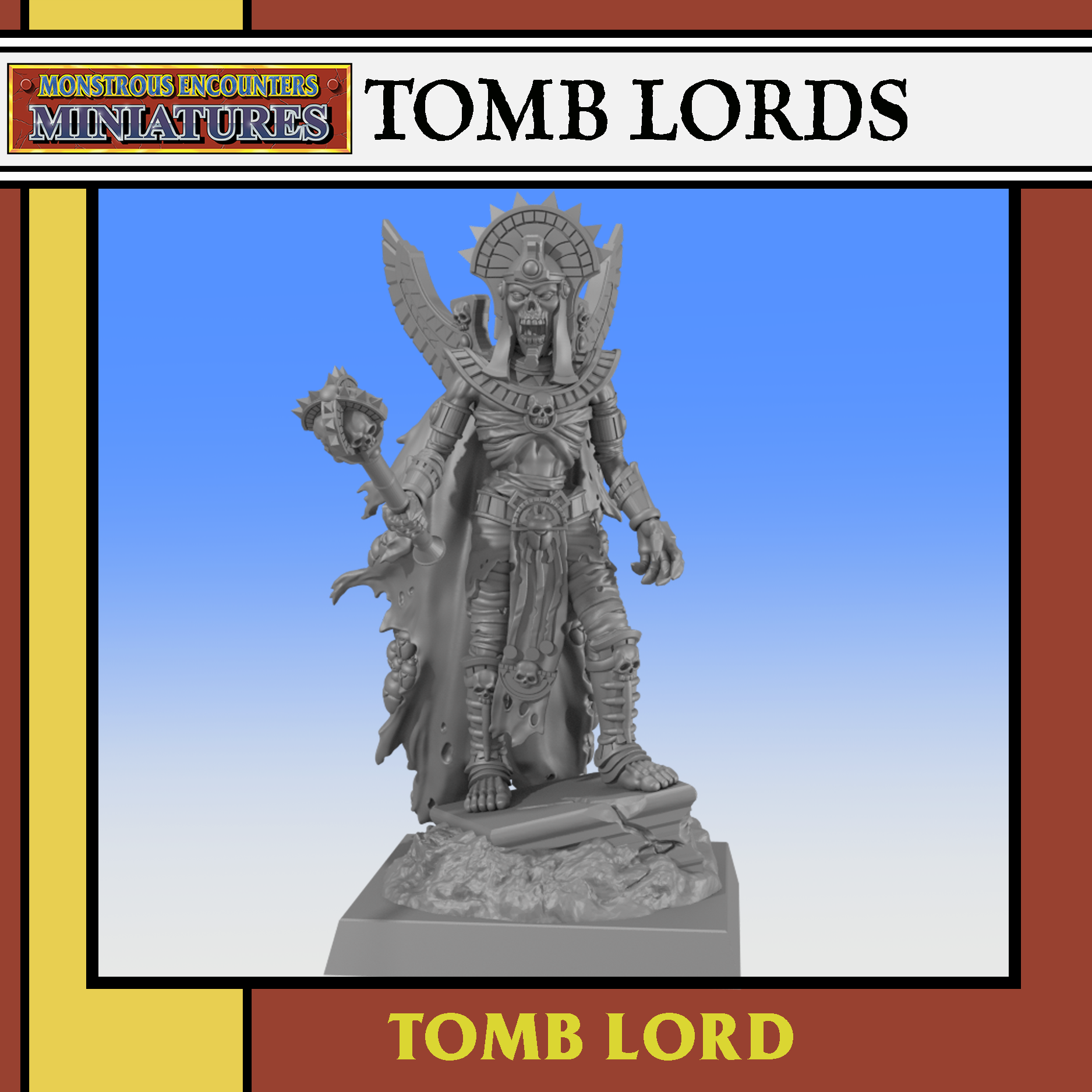 Scarab King Mummy, Tomb Lords- Monstrous Encounters